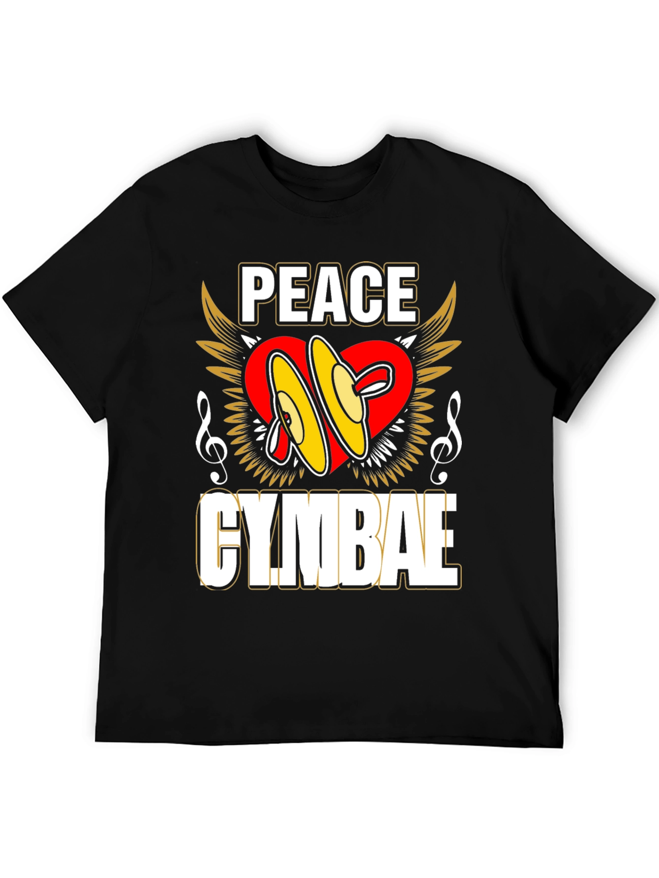 Peace Cymbae T-Shirt - Musician Apparel