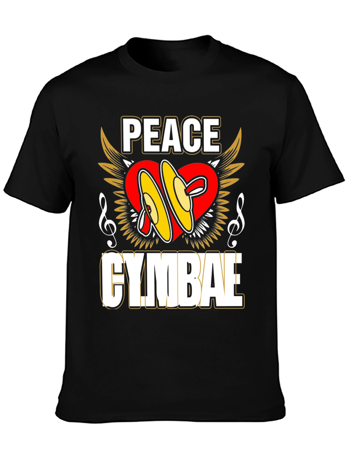 Peace Cymbae T-Shirt - Musician Apparel