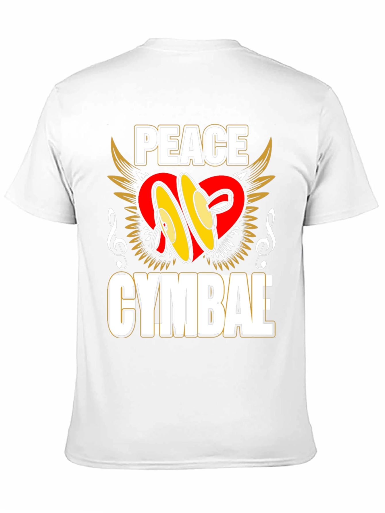 Peace Cymbae T-Shirt - Musician Apparel