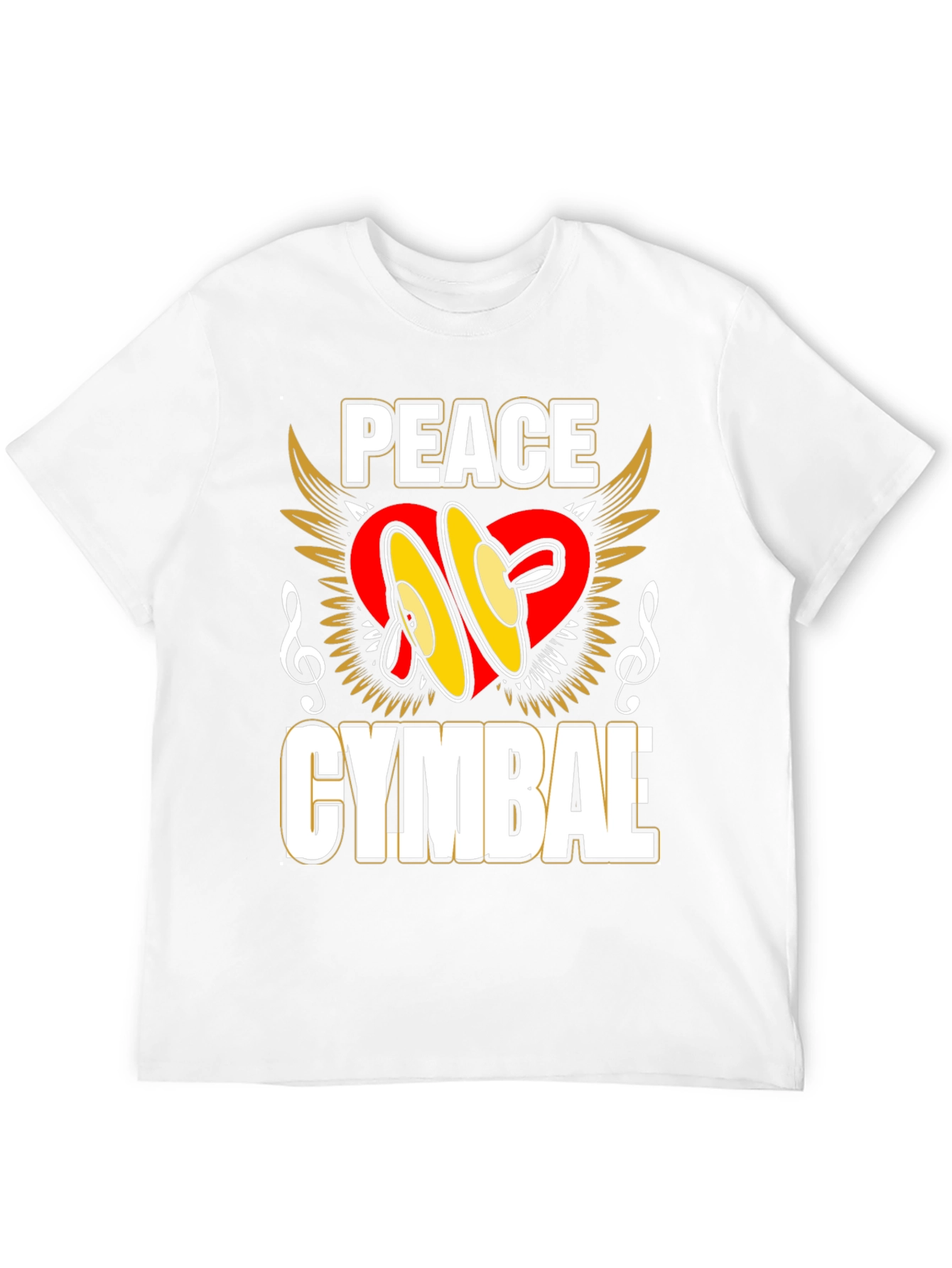Peace Cymbae T-Shirt - Musician Apparel
