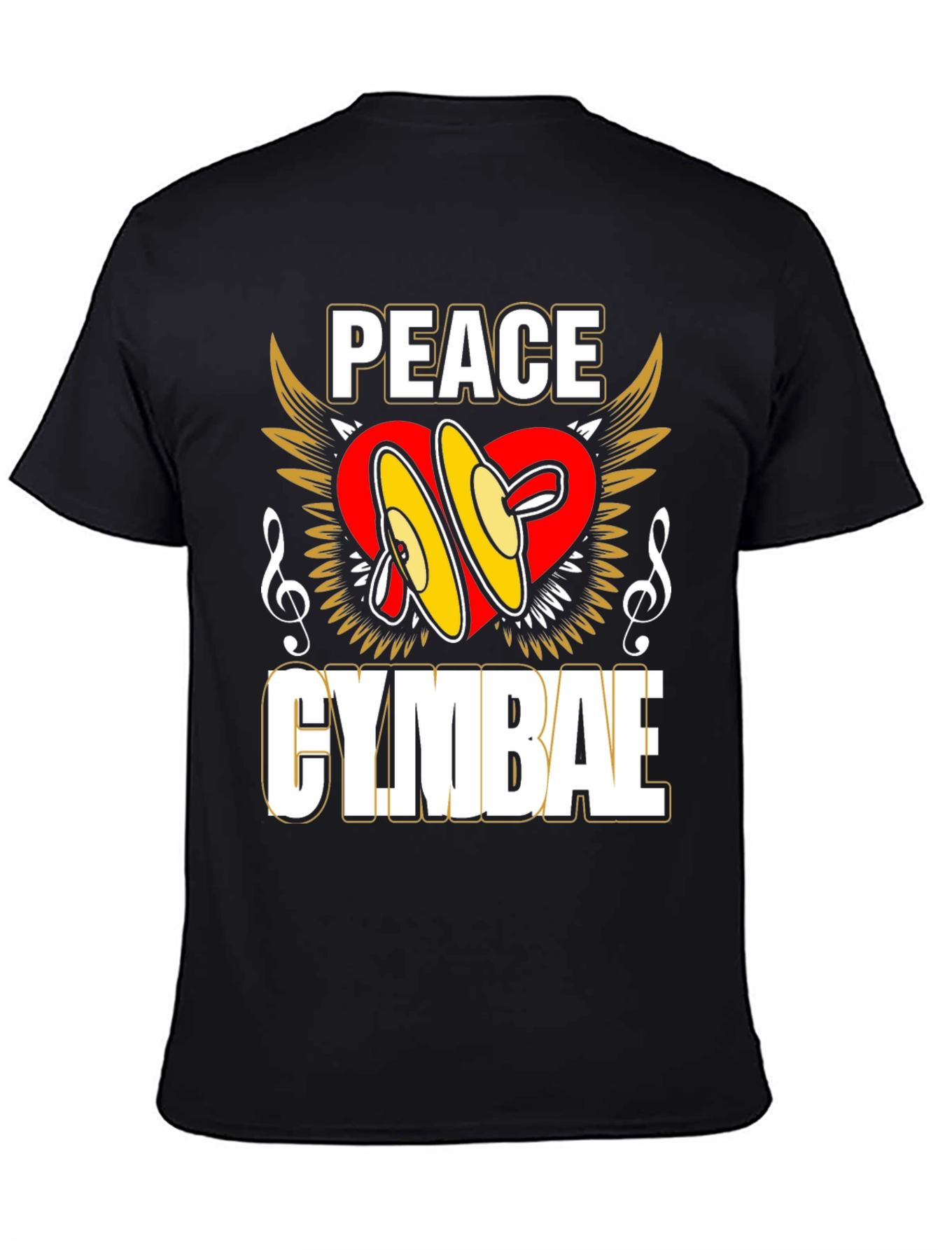 Peace Cymbae T-Shirt - Musician Apparel