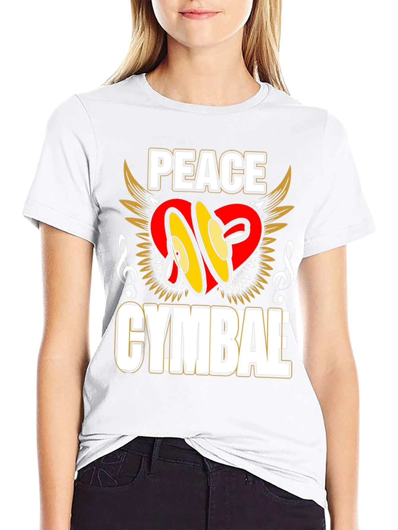 Peace Cymbae T-Shirt - Musician Apparel