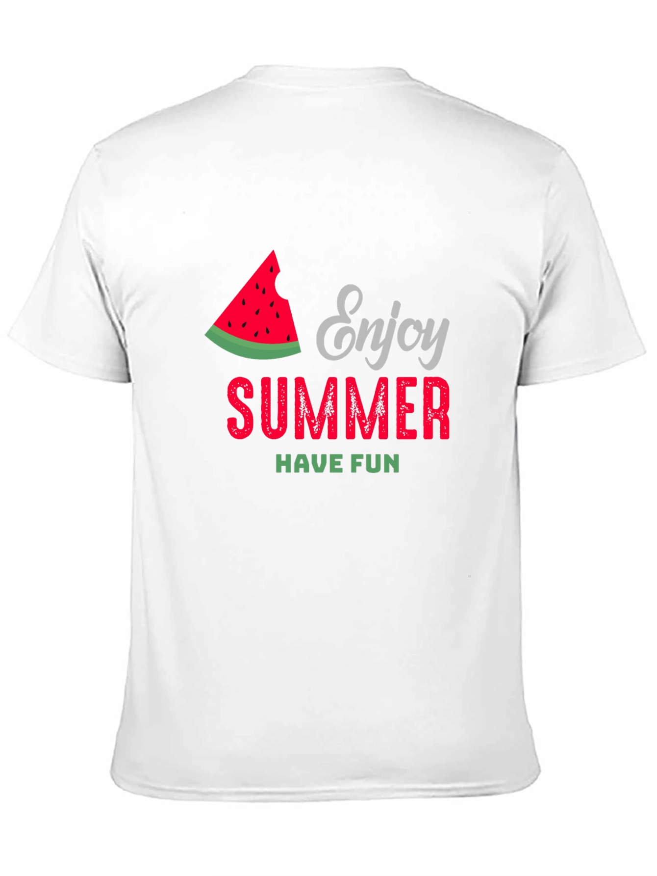 Enjoy Summer Watermelon Graphic T-Shirt
