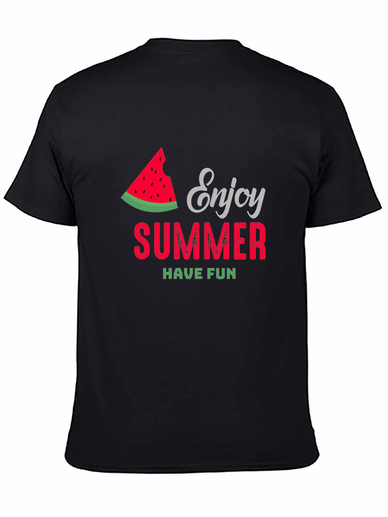 Enjoy Summer Watermelon Graphic T-Shirt