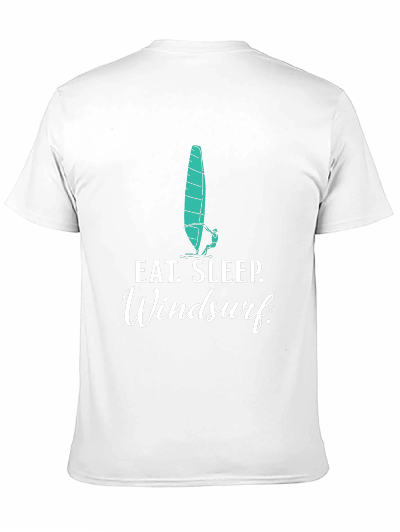 Eat. Sleep. Windsurf. Black Graphic Tee
