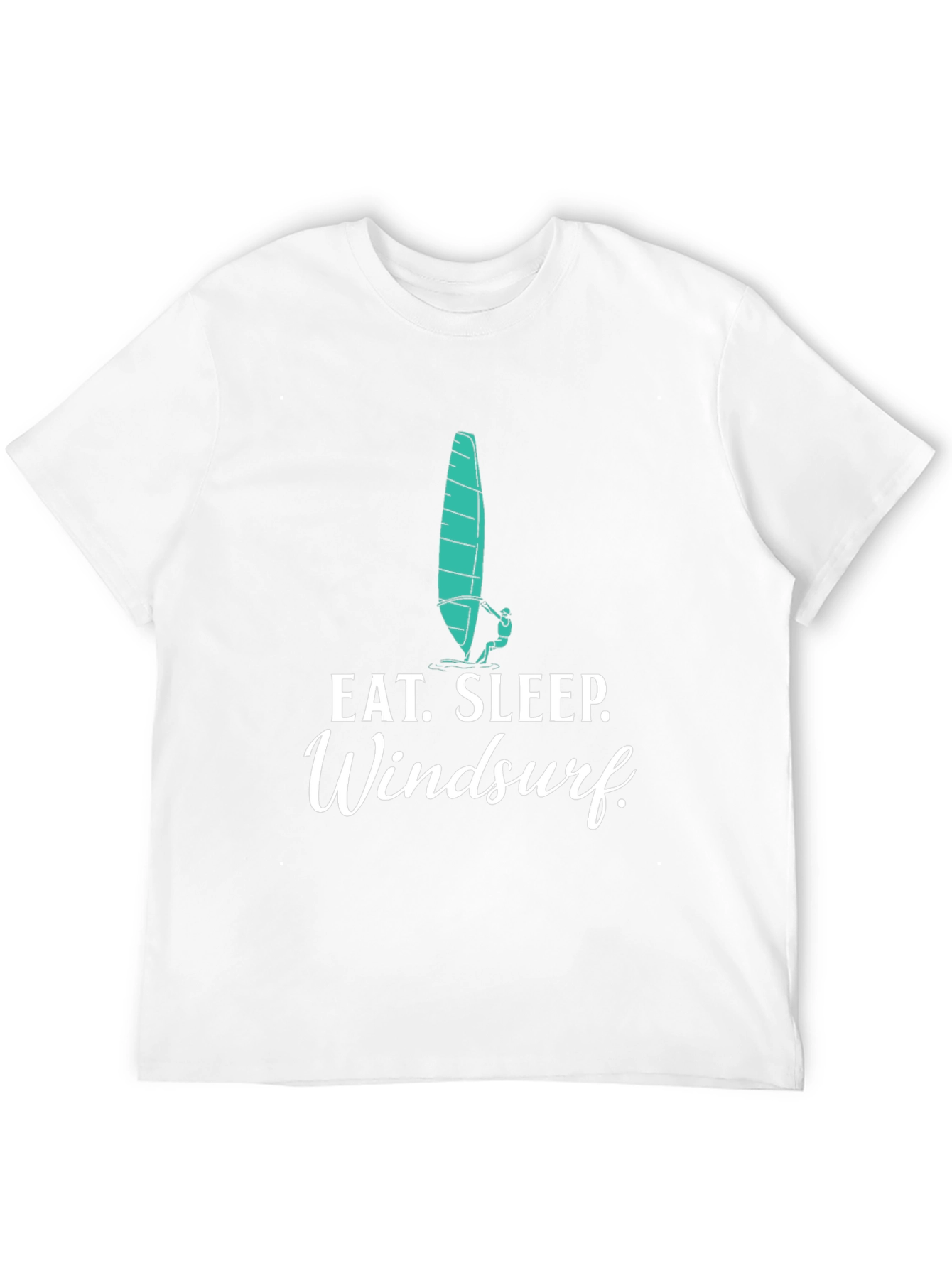 Eat. Sleep. Windsurf. Black Graphic Tee