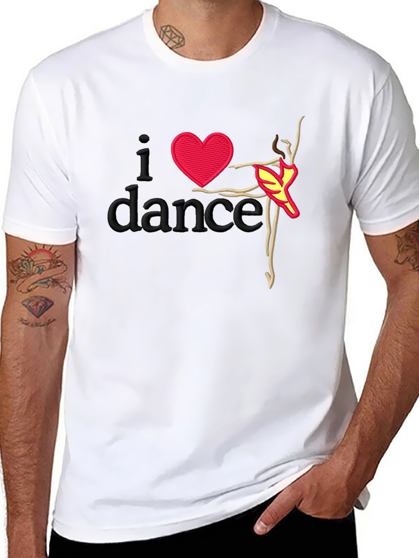 I Heart Dance T-Shirt - Black