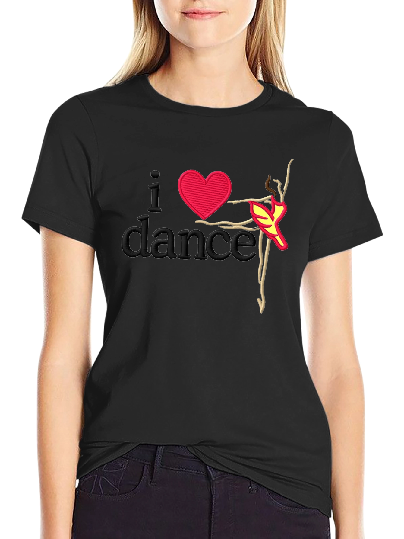 I Heart Dance T-Shirt - Black