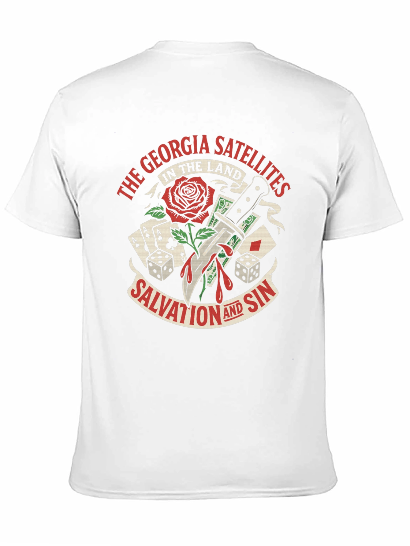 Georgia Satellites Graphic T-Shirt: Salvation & Sin