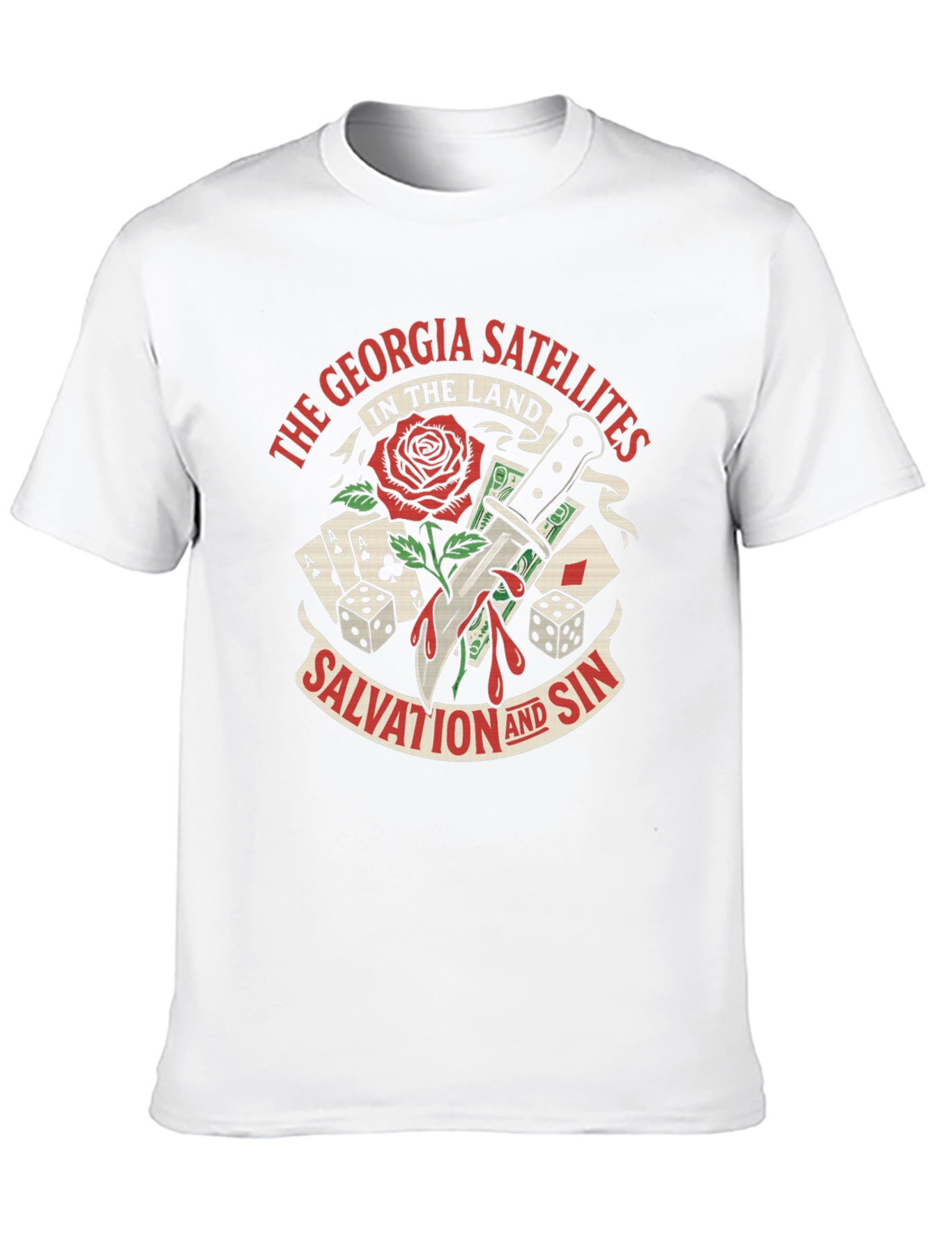 Georgia Satellites Graphic T-Shirt: Salvation & Sin