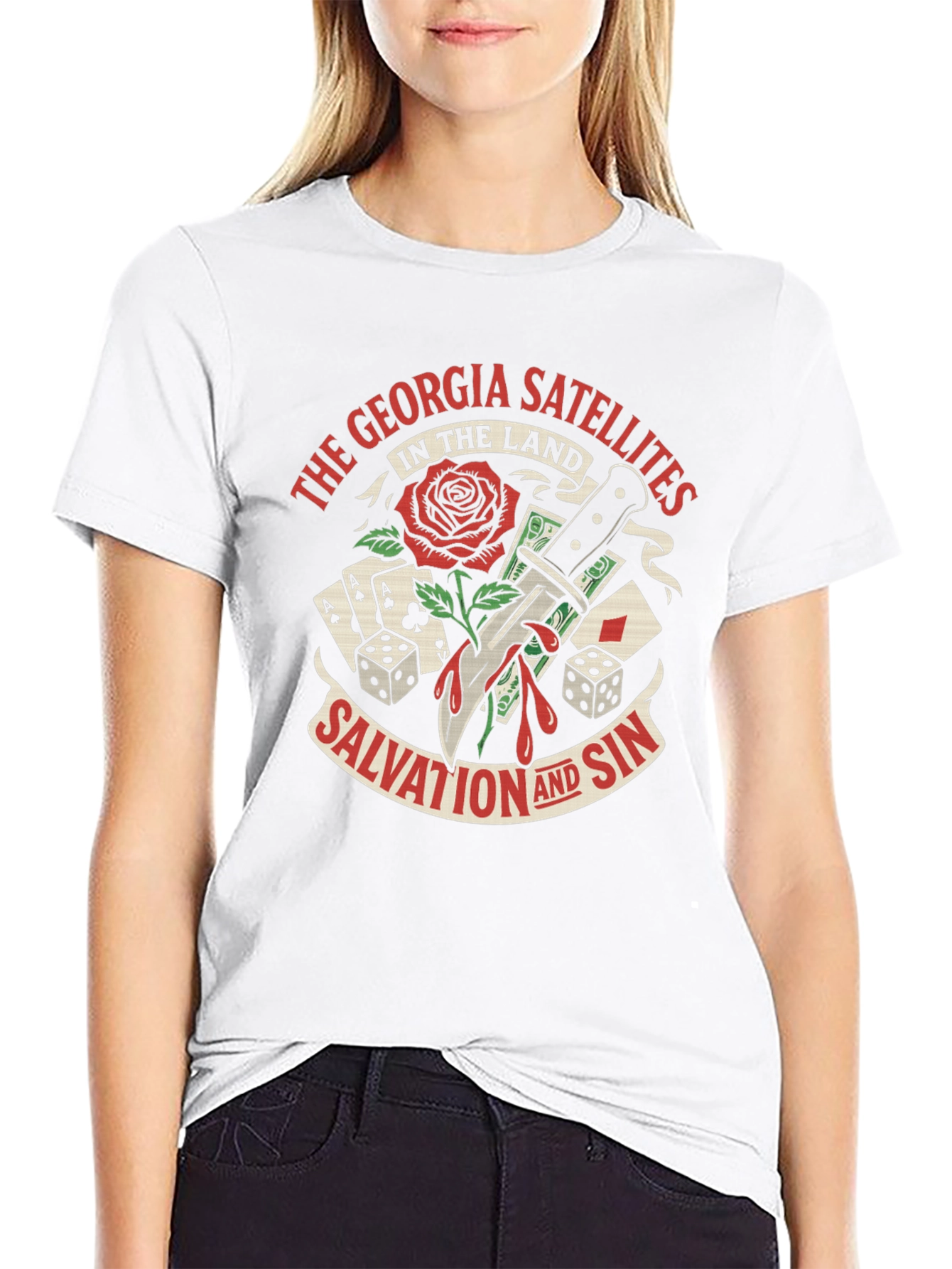 Georgia Satellites Graphic T-Shirt: Salvation & Sin