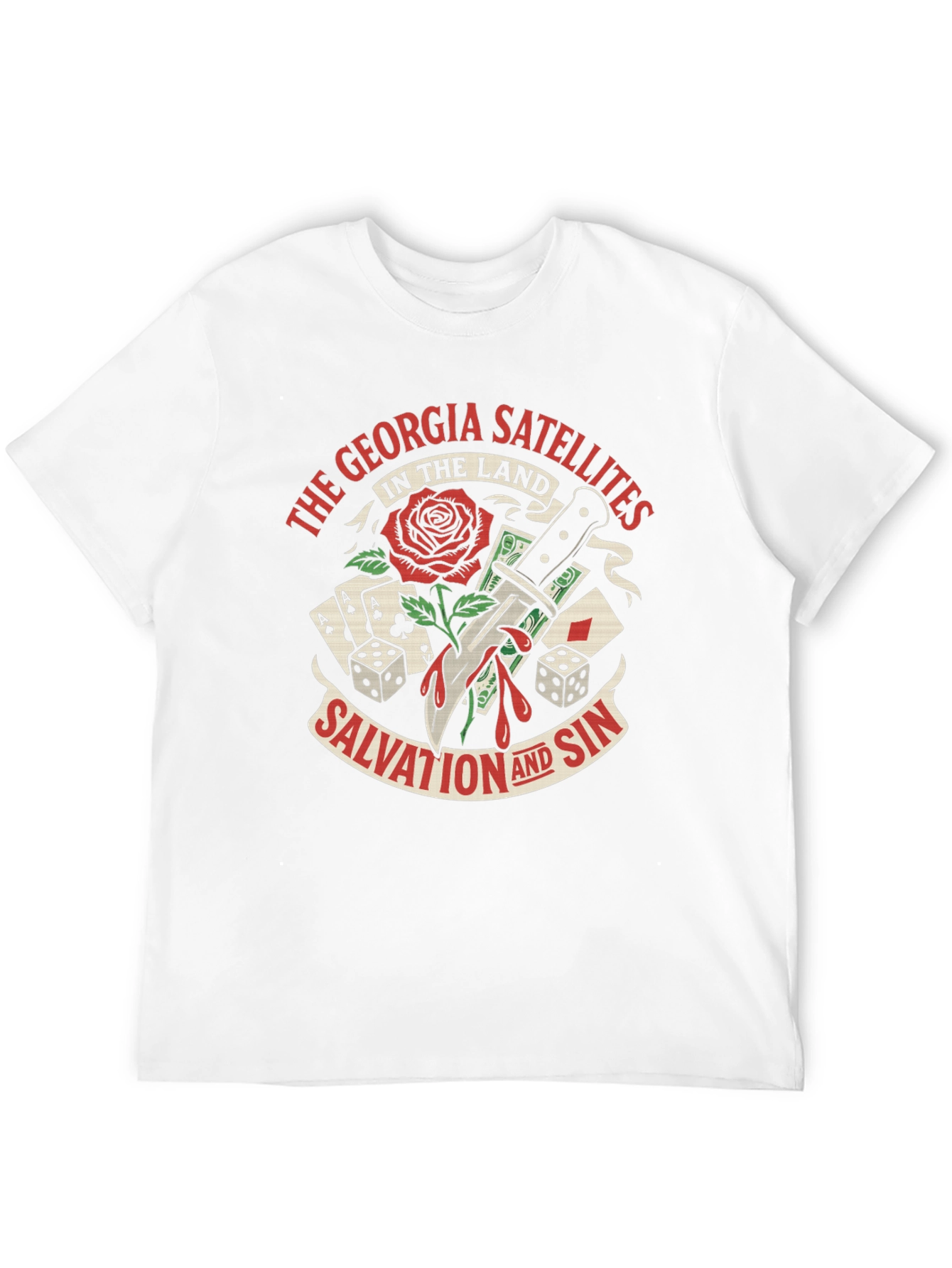 Georgia Satellites Graphic T-Shirt: Salvation & Sin