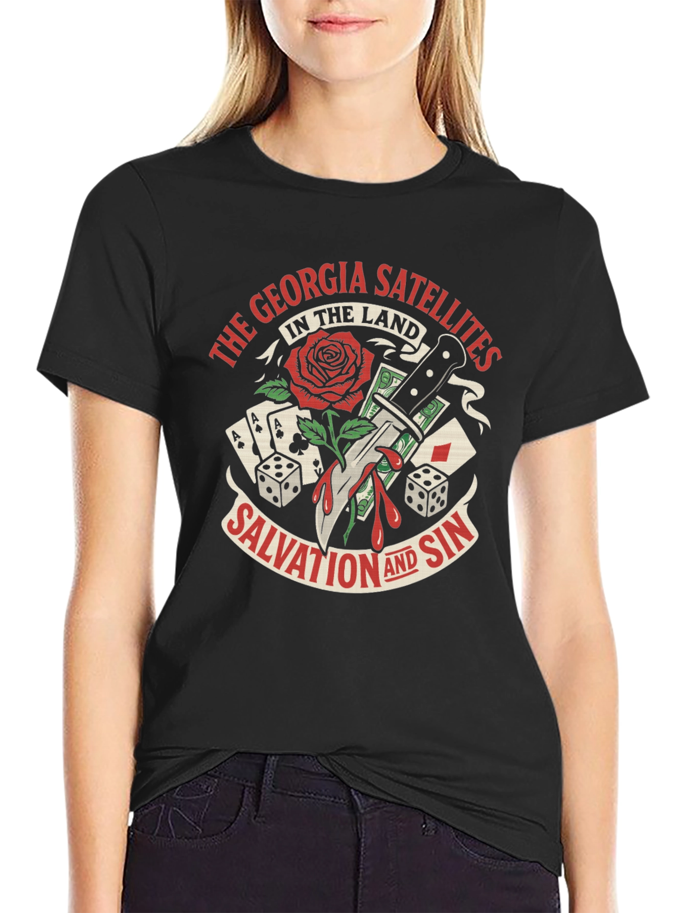 Georgia Satellites Graphic T-Shirt: Salvation & Sin