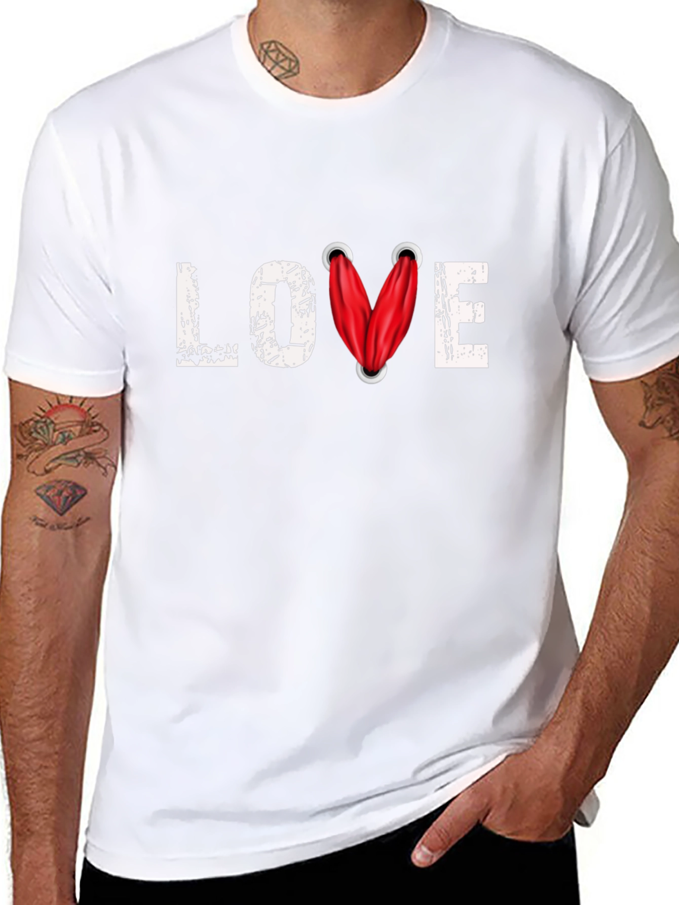 LOVE Muscle Gym Workout T-Shirt