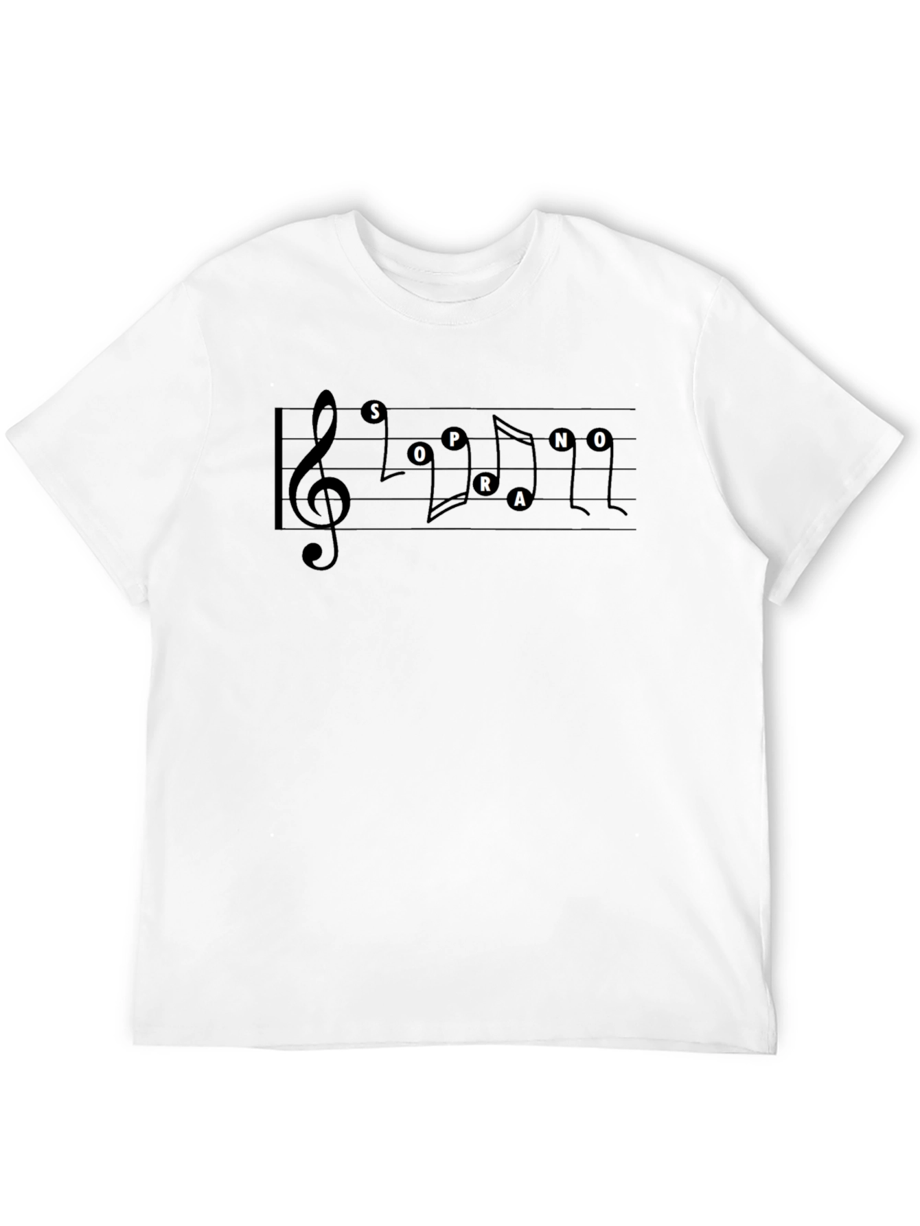 Soprano Music Note T-Shirt - Stylish Singer Apparel