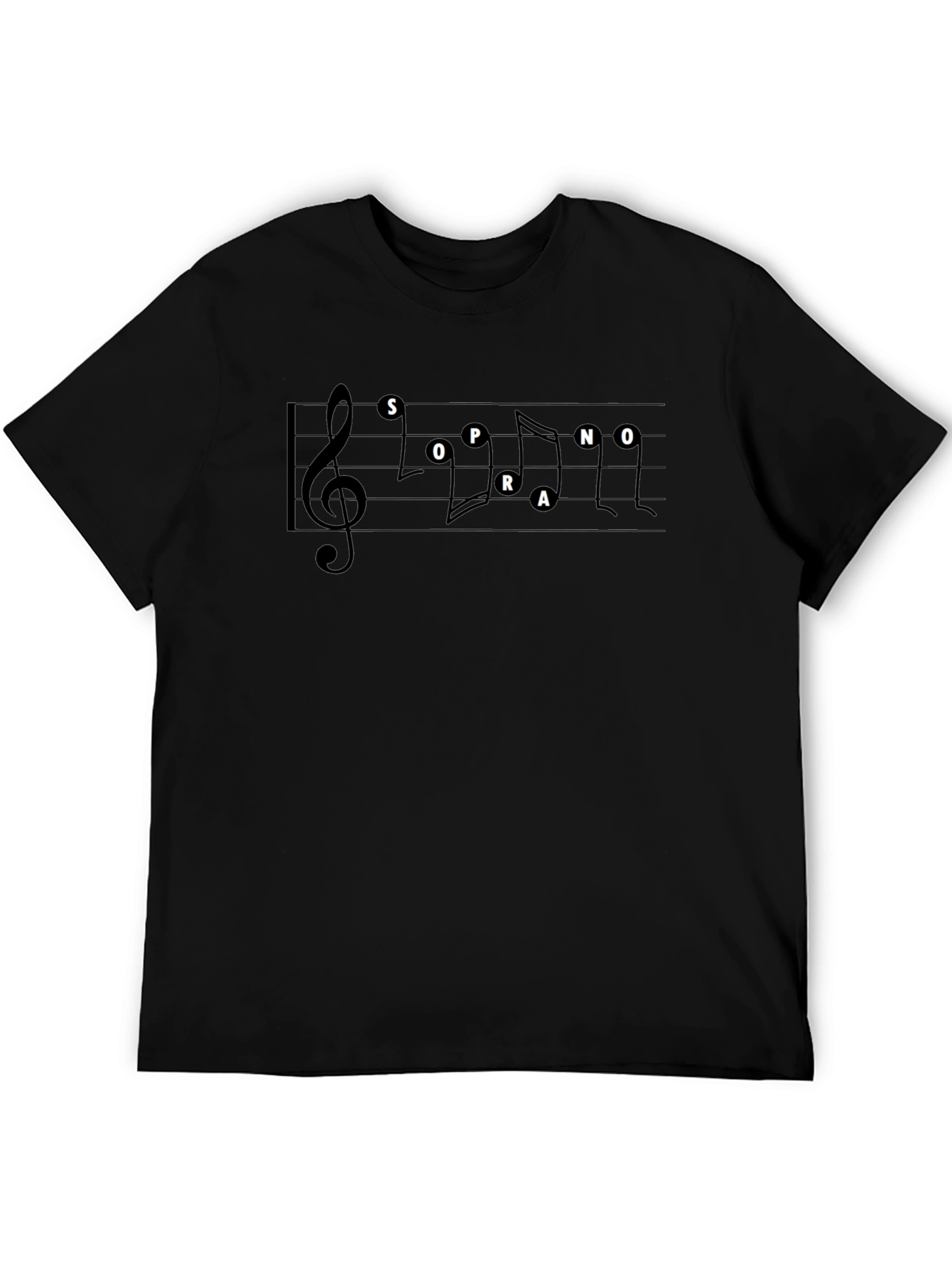 Soprano Music Note T-Shirt - Stylish Singer Apparel