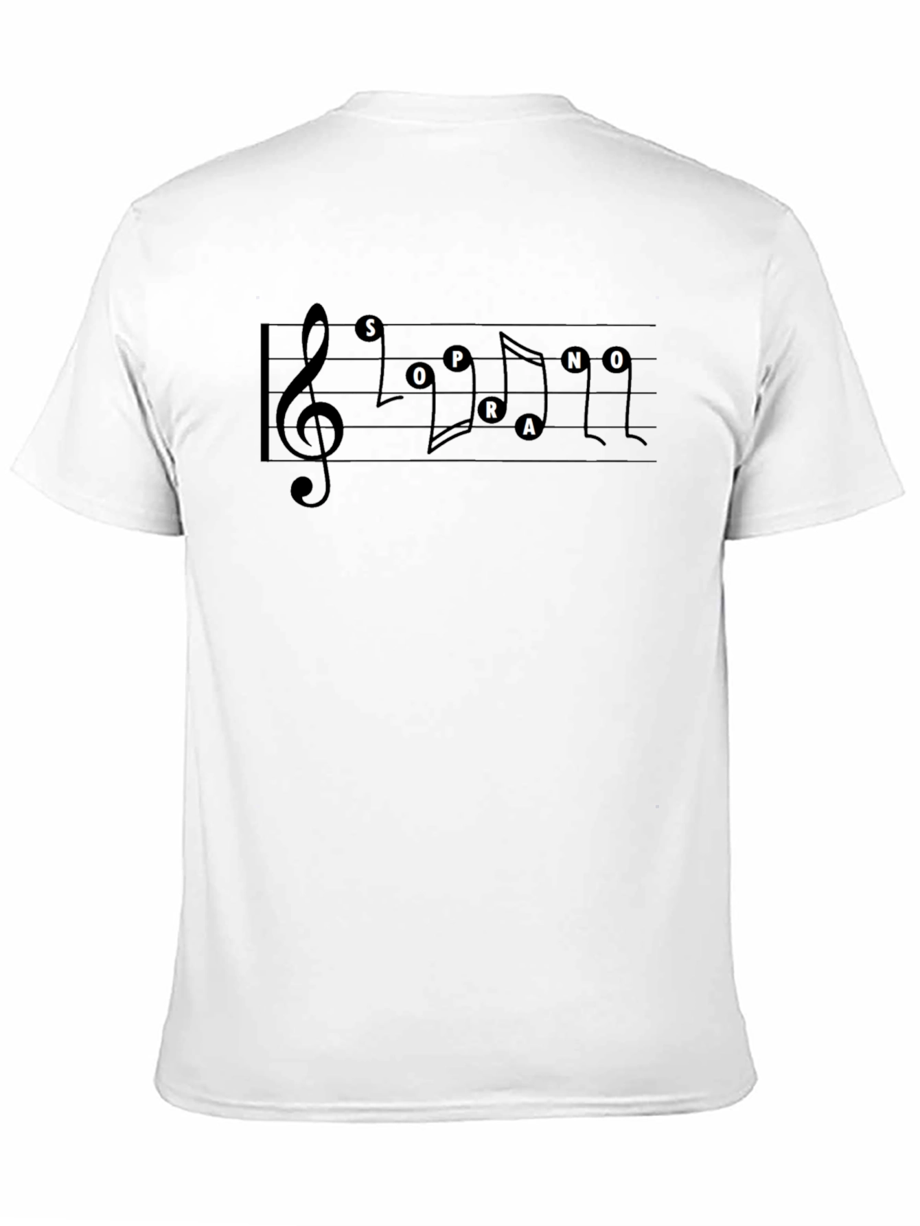 Soprano Music Note T-Shirt - Stylish Singer Apparel