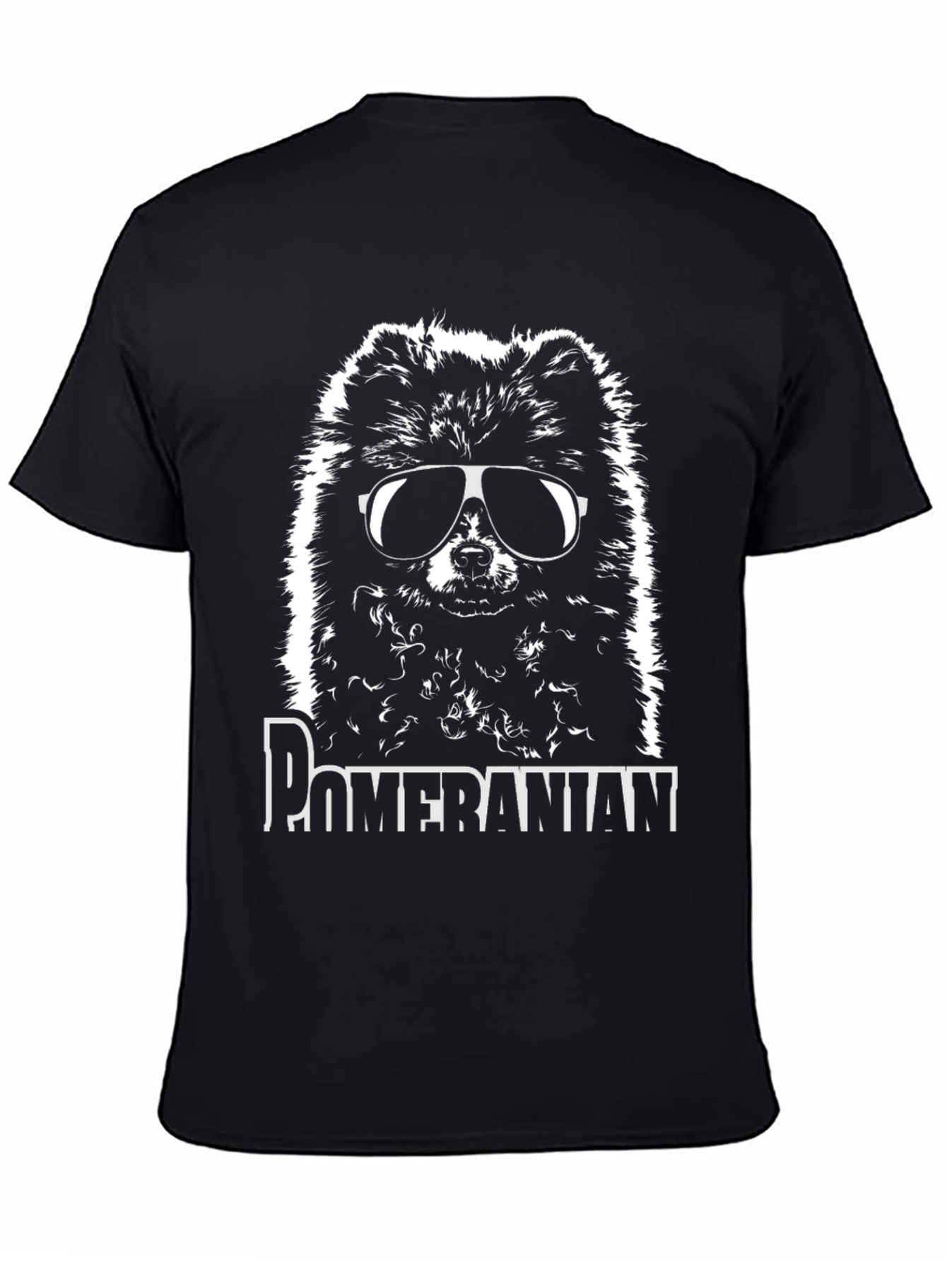 Cool Pomeranian Dog Graphic T-Shirt