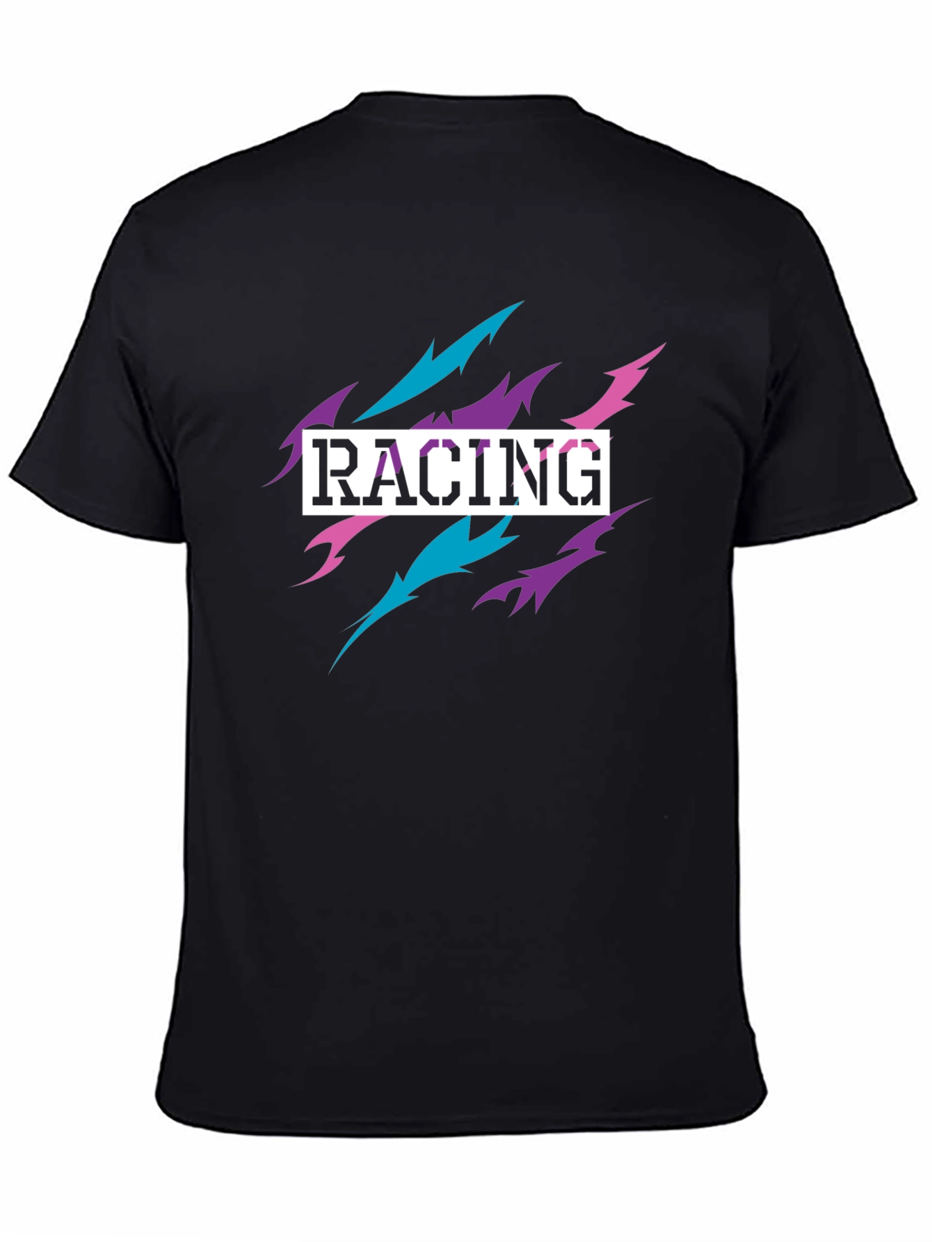 Racing Graphic Tee - Retro Style