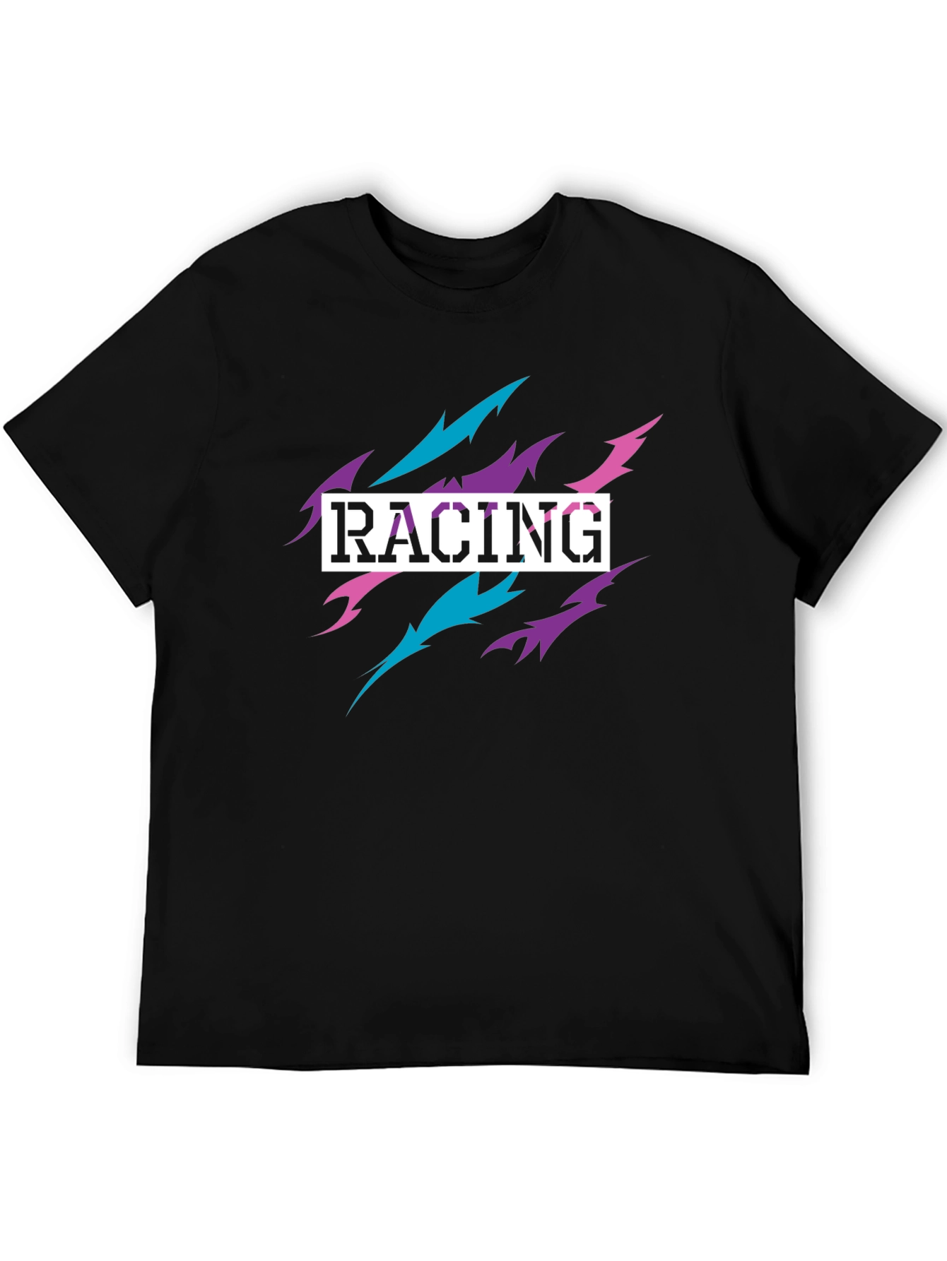 Racing Graphic Tee - Retro Style