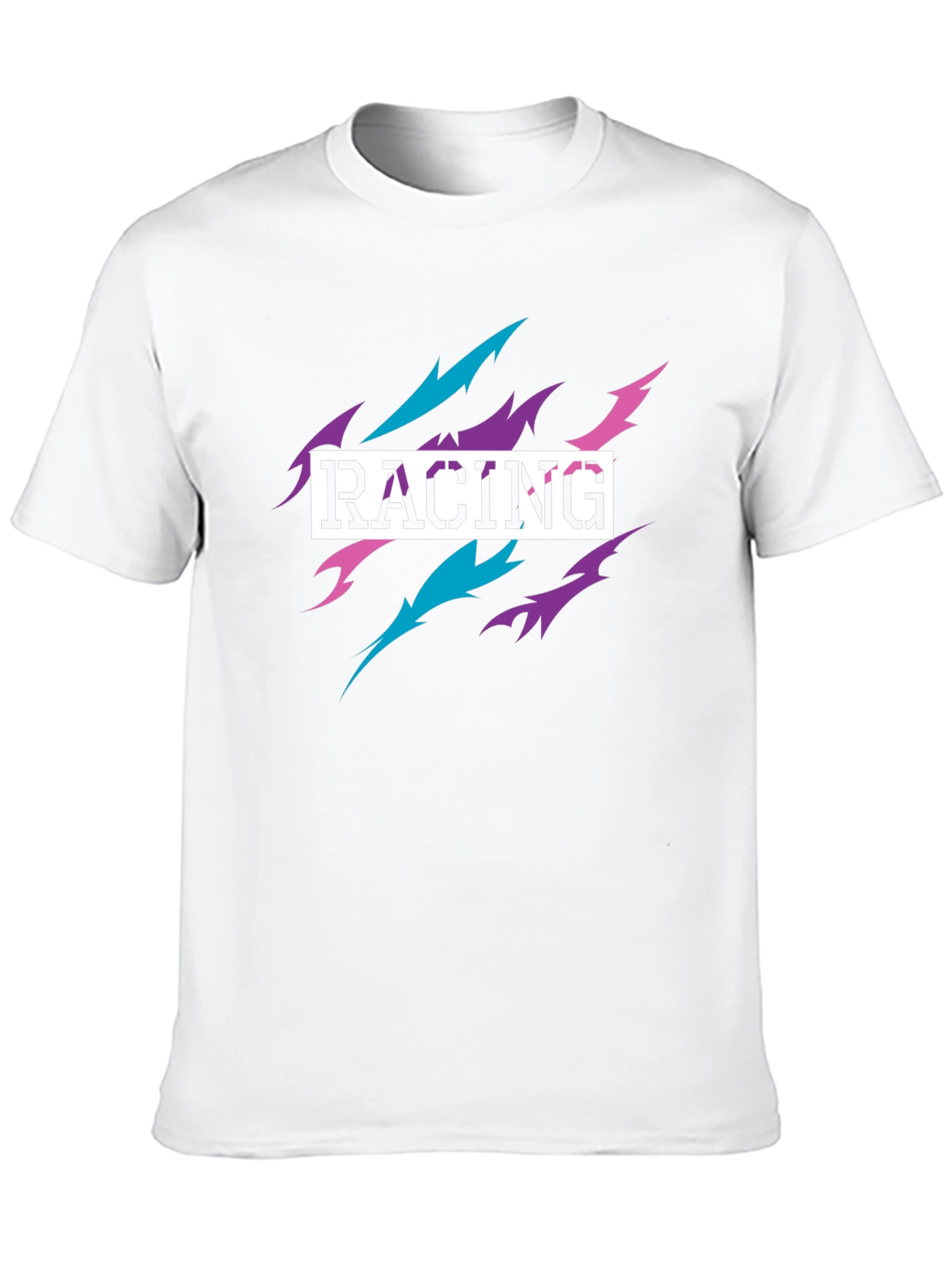 Racing Graphic Tee - Retro Style