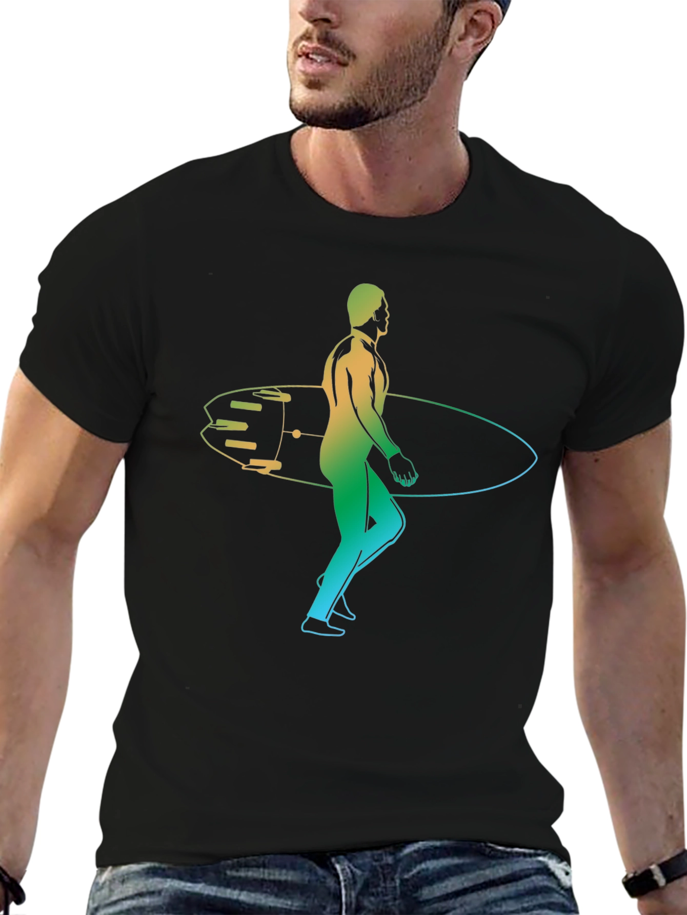 Surfs Up! Gradient Graphic Tee