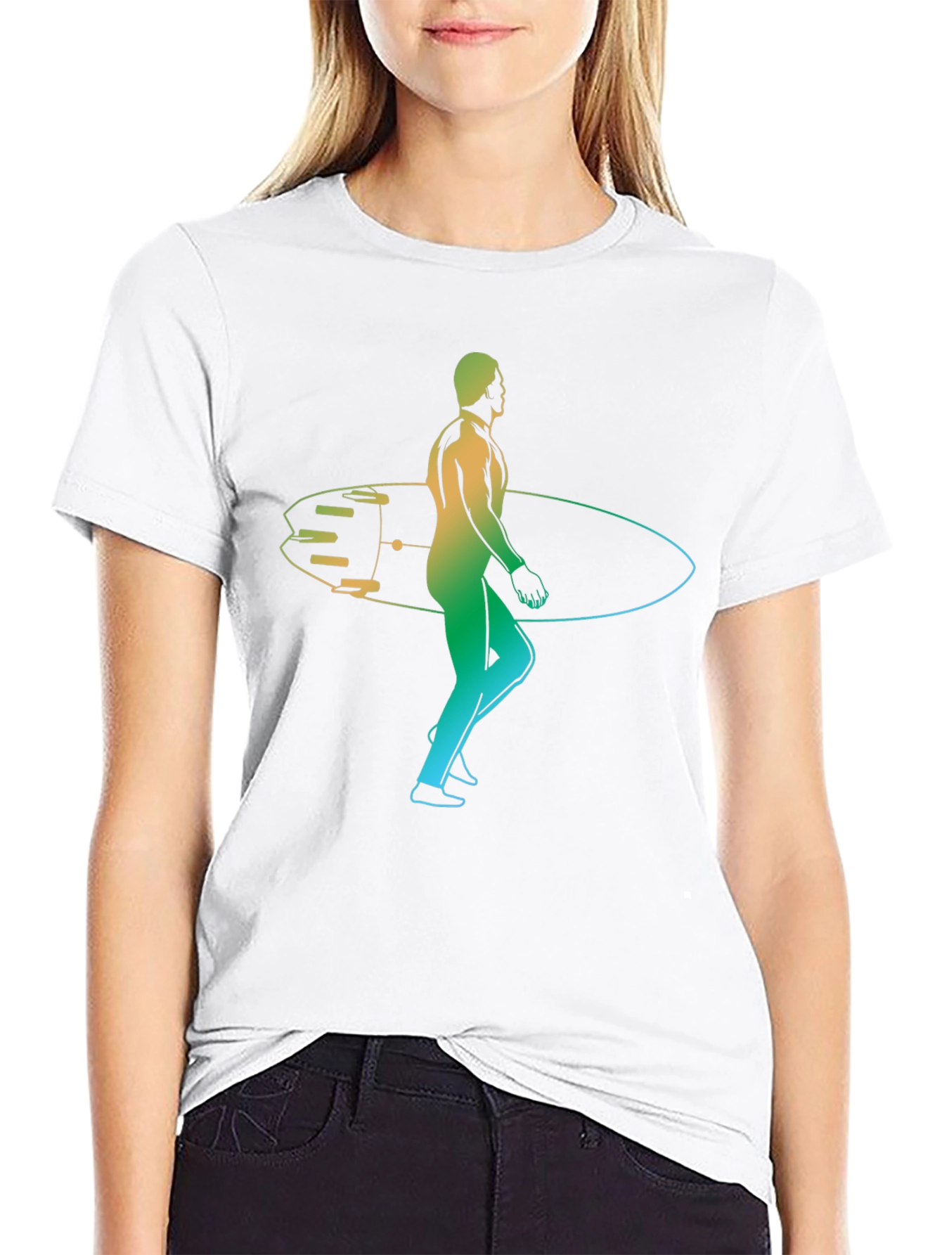 Surfs Up! Gradient Graphic Tee