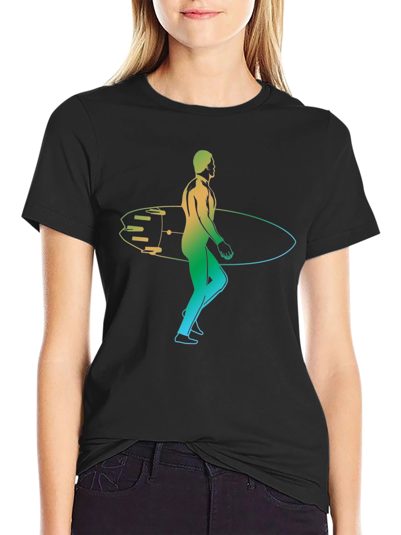 Surfs Up! Gradient Graphic Tee