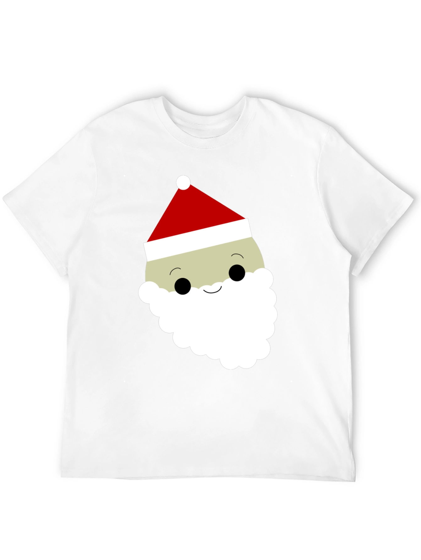 Festive Santa Face Graphic Tee