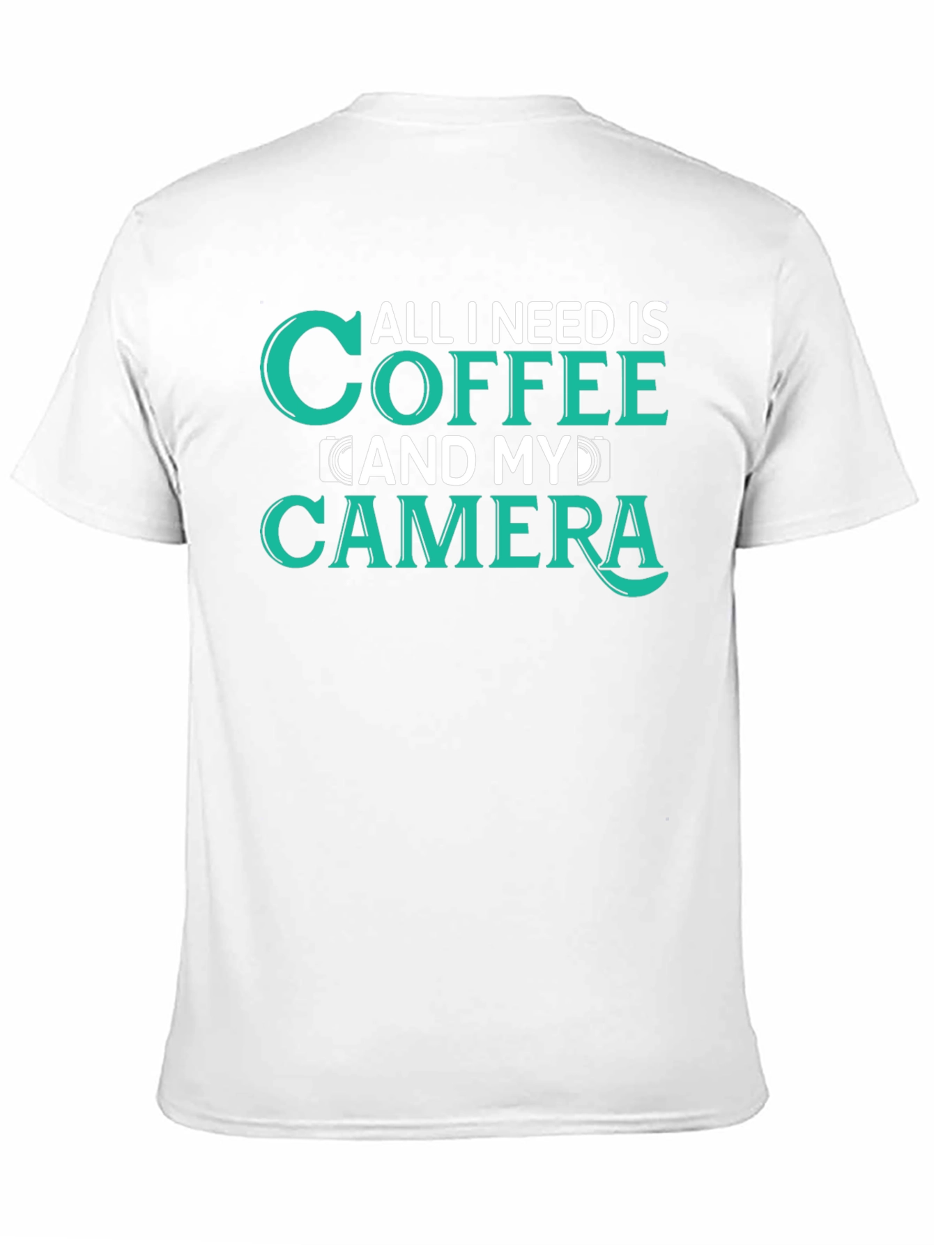 Coffee and Camera Graphic T-Shirt for Photographers