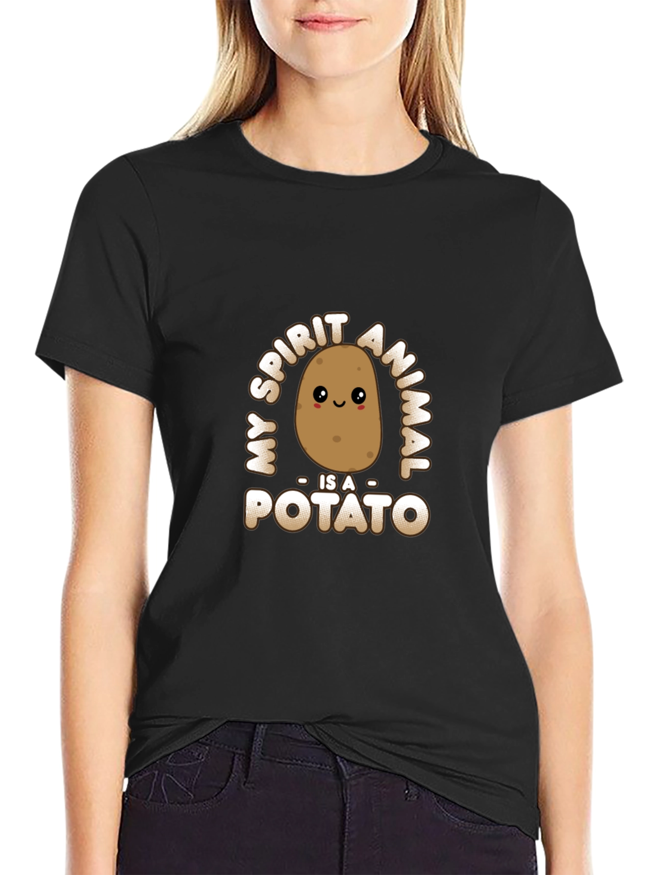 My Spirit Animal Potato T-Shirt - Funny Graphic Tee