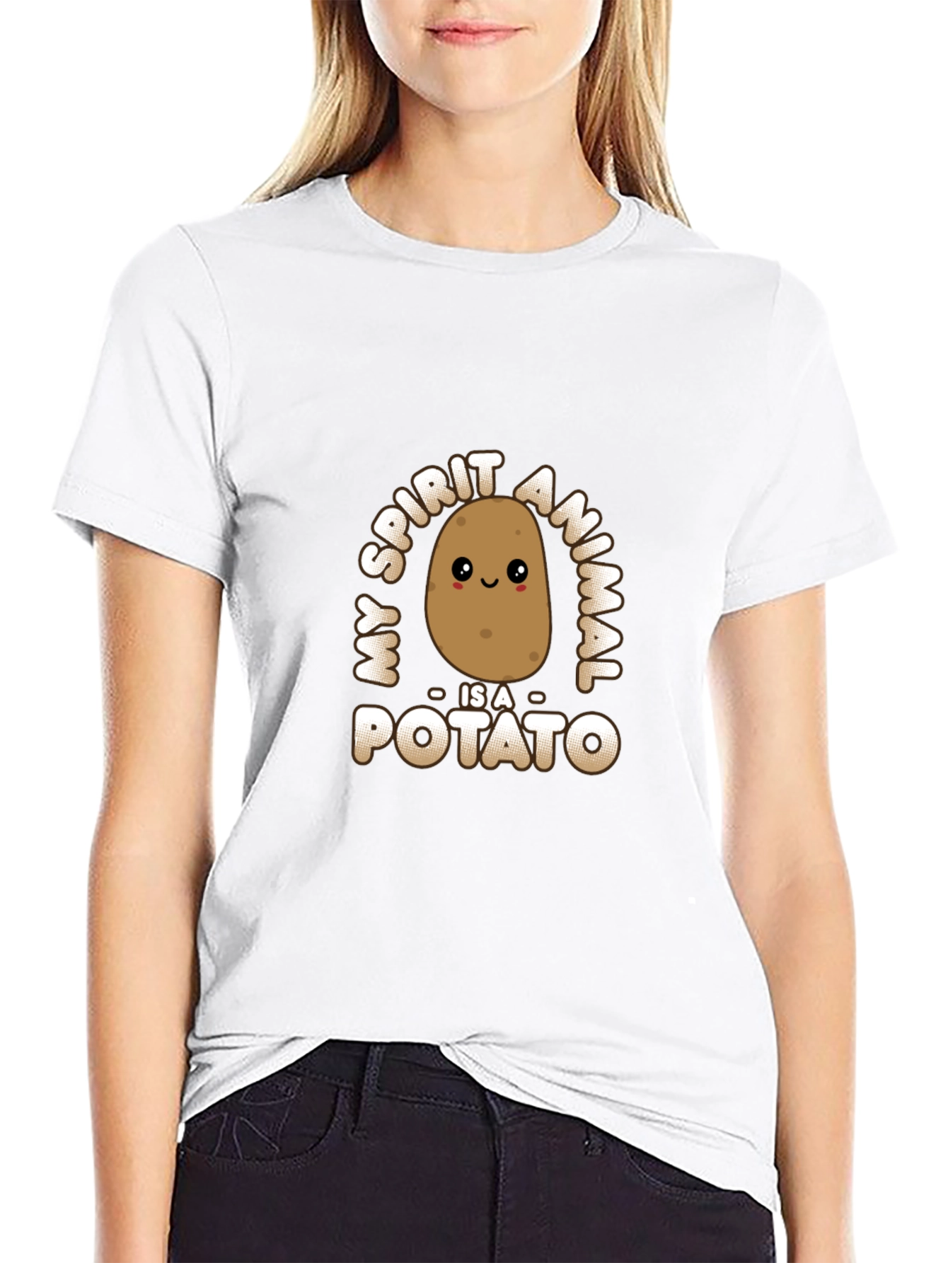 My Spirit Animal Potato T-Shirt - Funny Graphic Tee