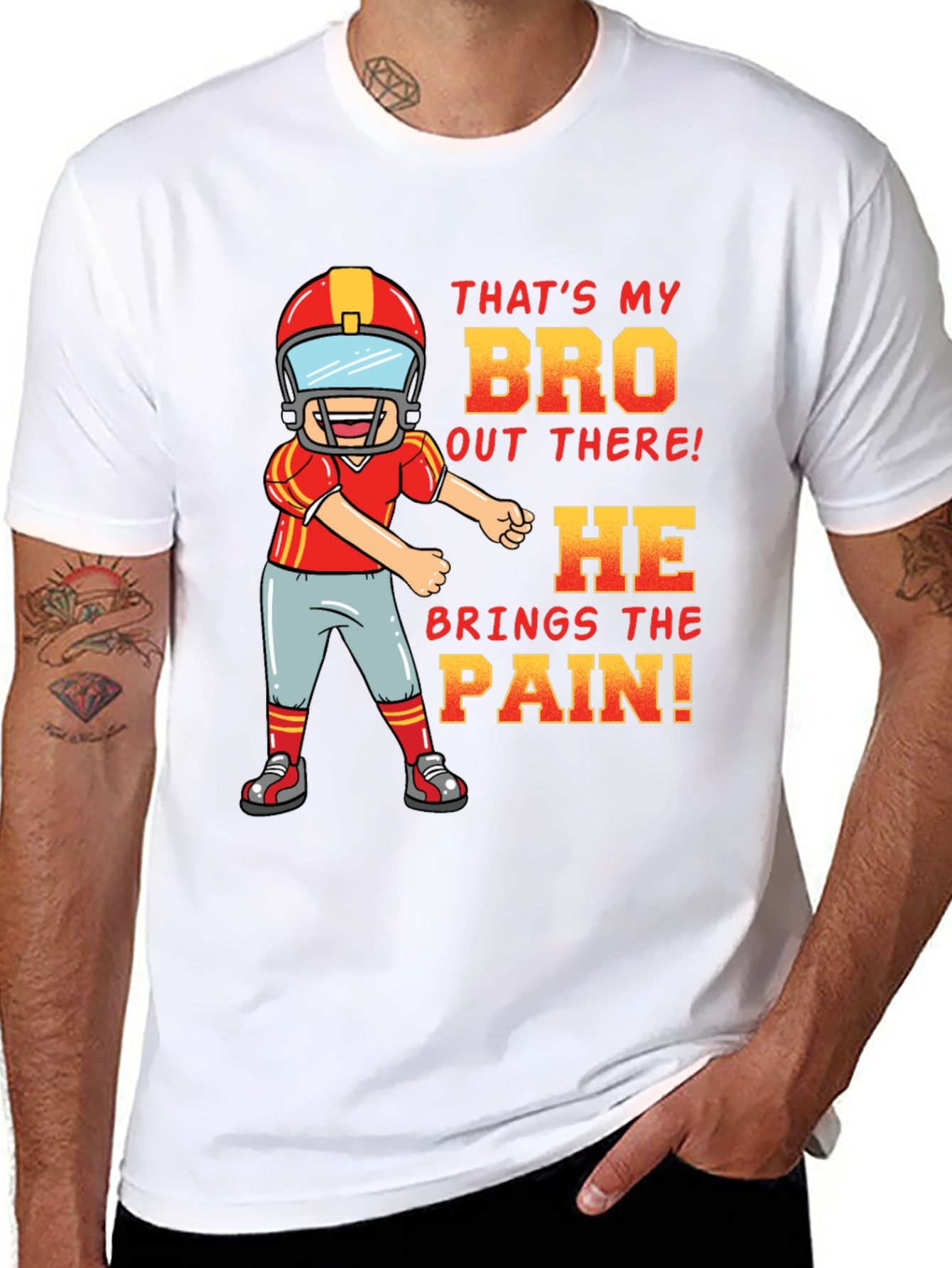 Thats My Bro Football T-Shirt