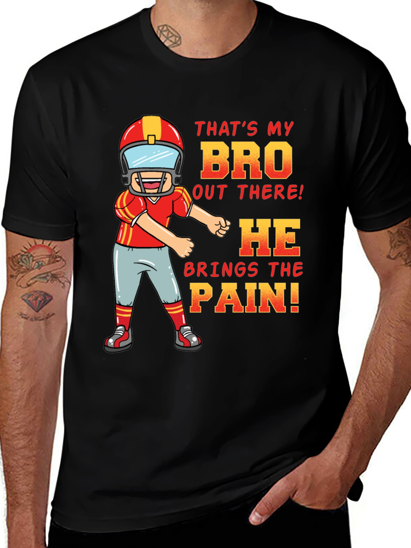 Thats My Bro Football T-Shirt