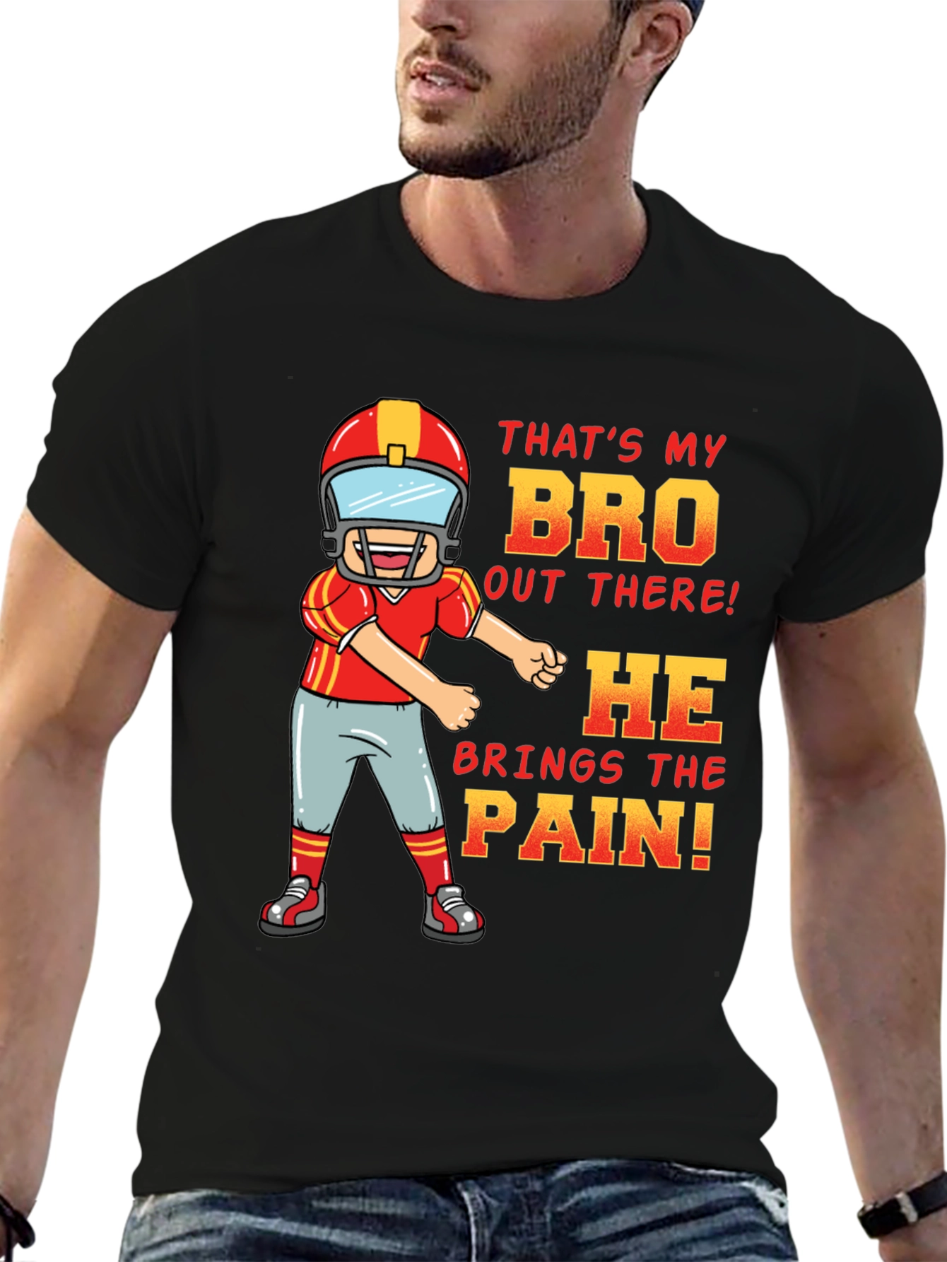 Thats My Bro Football T-Shirt