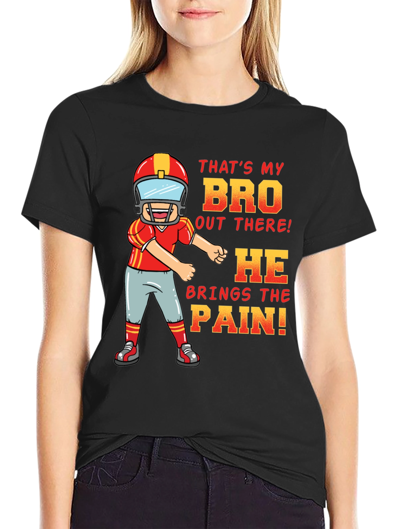Thats My Bro Football T-Shirt
