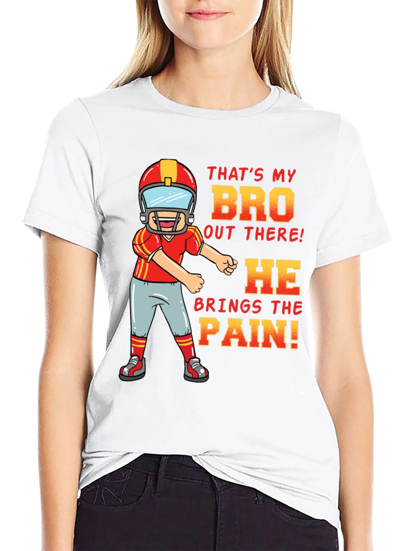 Thats My Bro Football T-Shirt