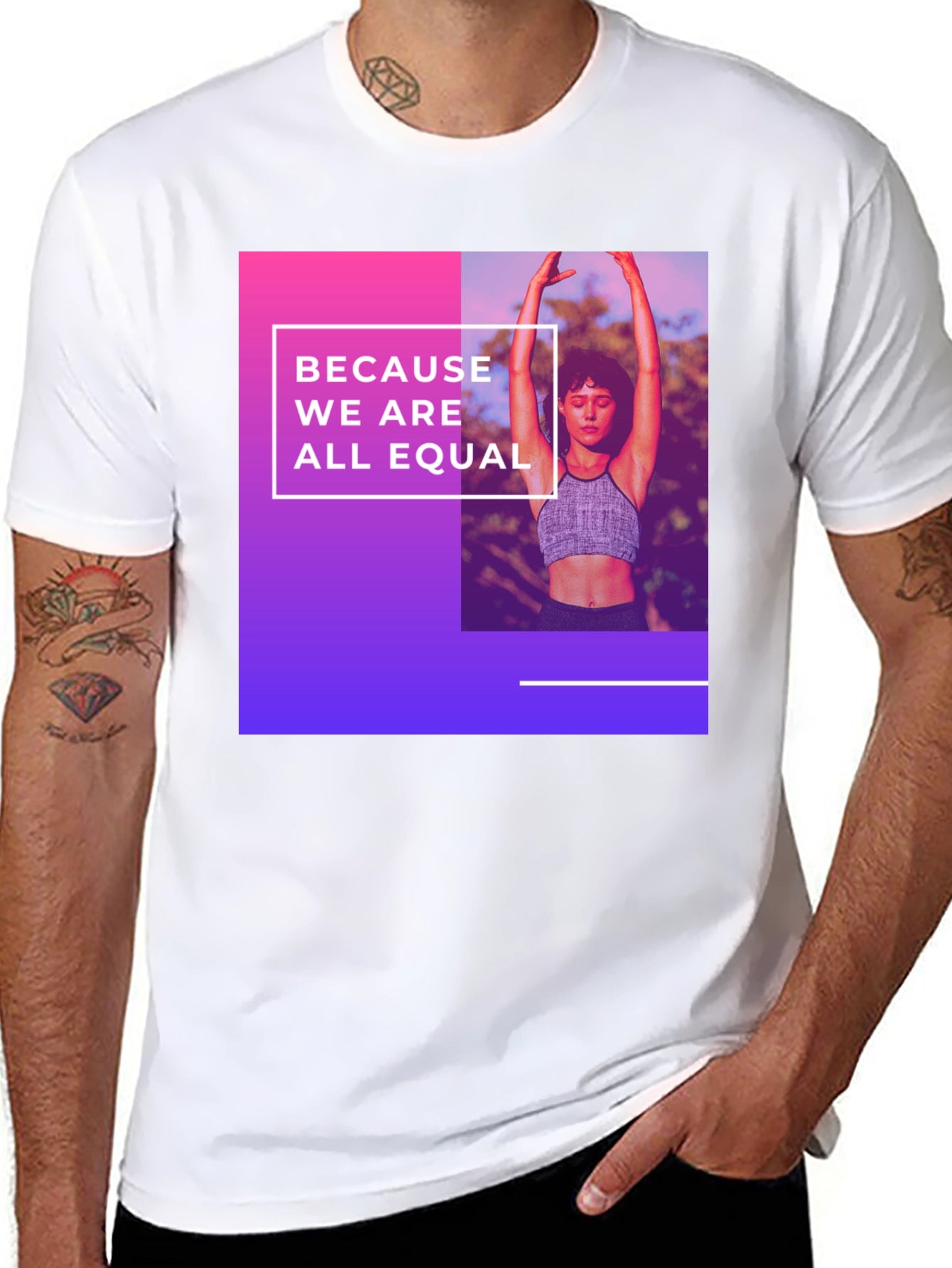 Equality T-Shirt: Because We Are All Equal