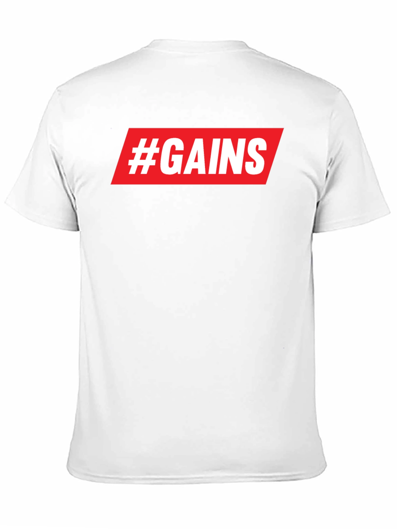 #GAINS Graphic Tee - Gym & Fitness Shirt