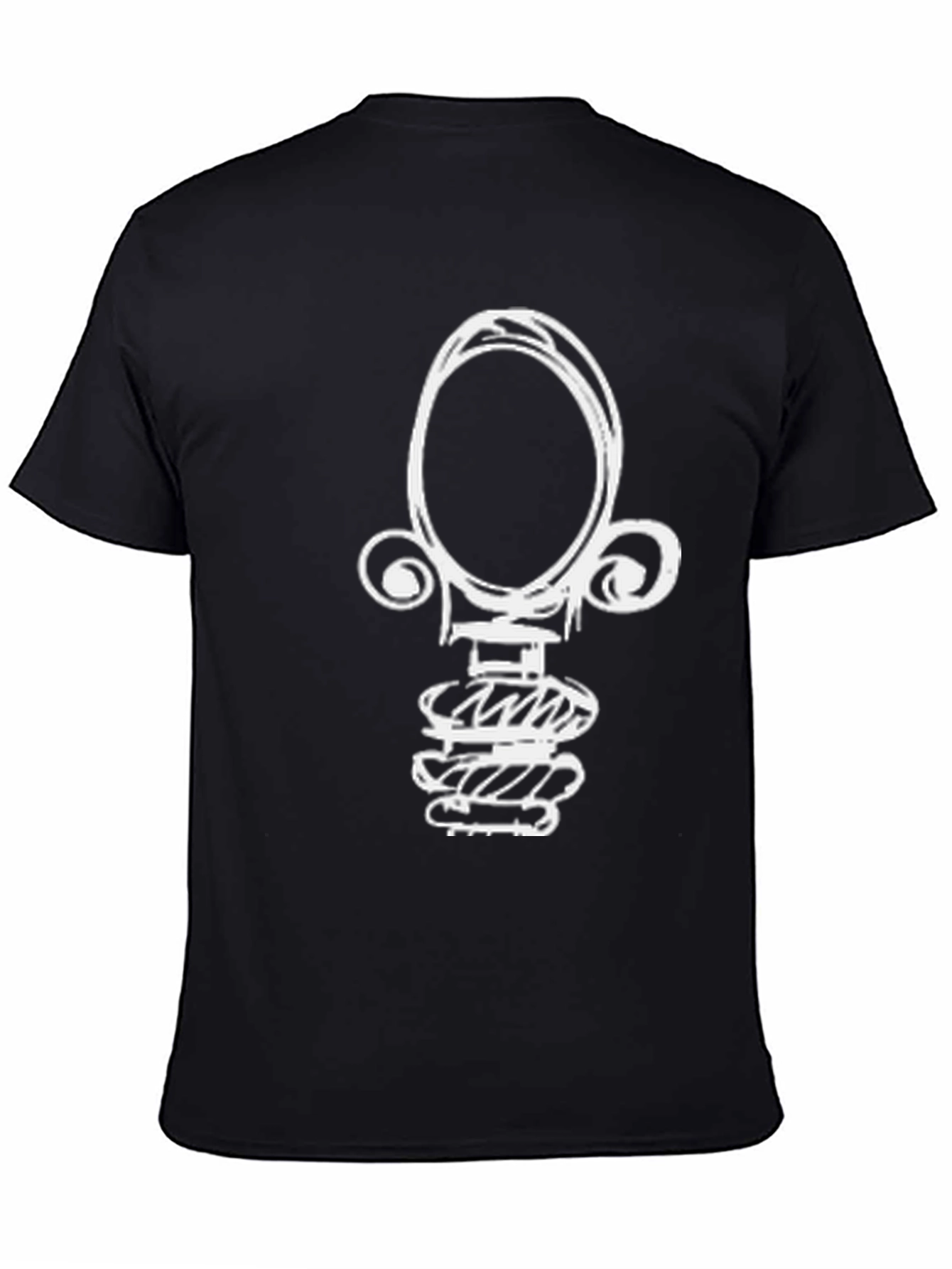 Abstract Graphic T-Shirt - Modern Black Tee