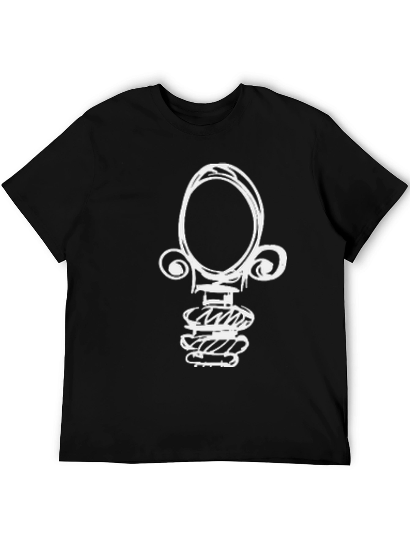 Abstract Graphic T-Shirt - Modern Black Tee