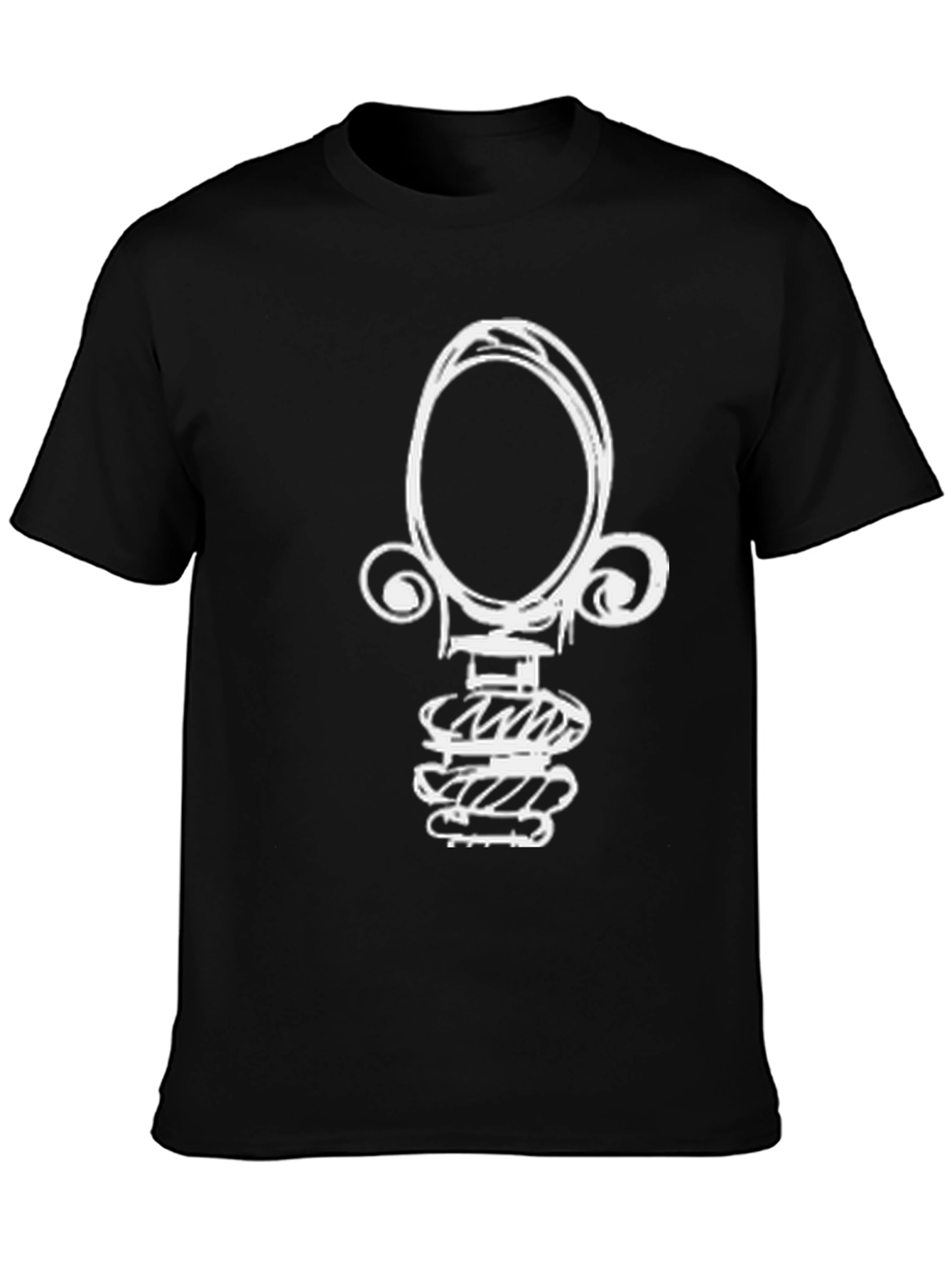 Abstract Graphic T-Shirt - Modern Black Tee