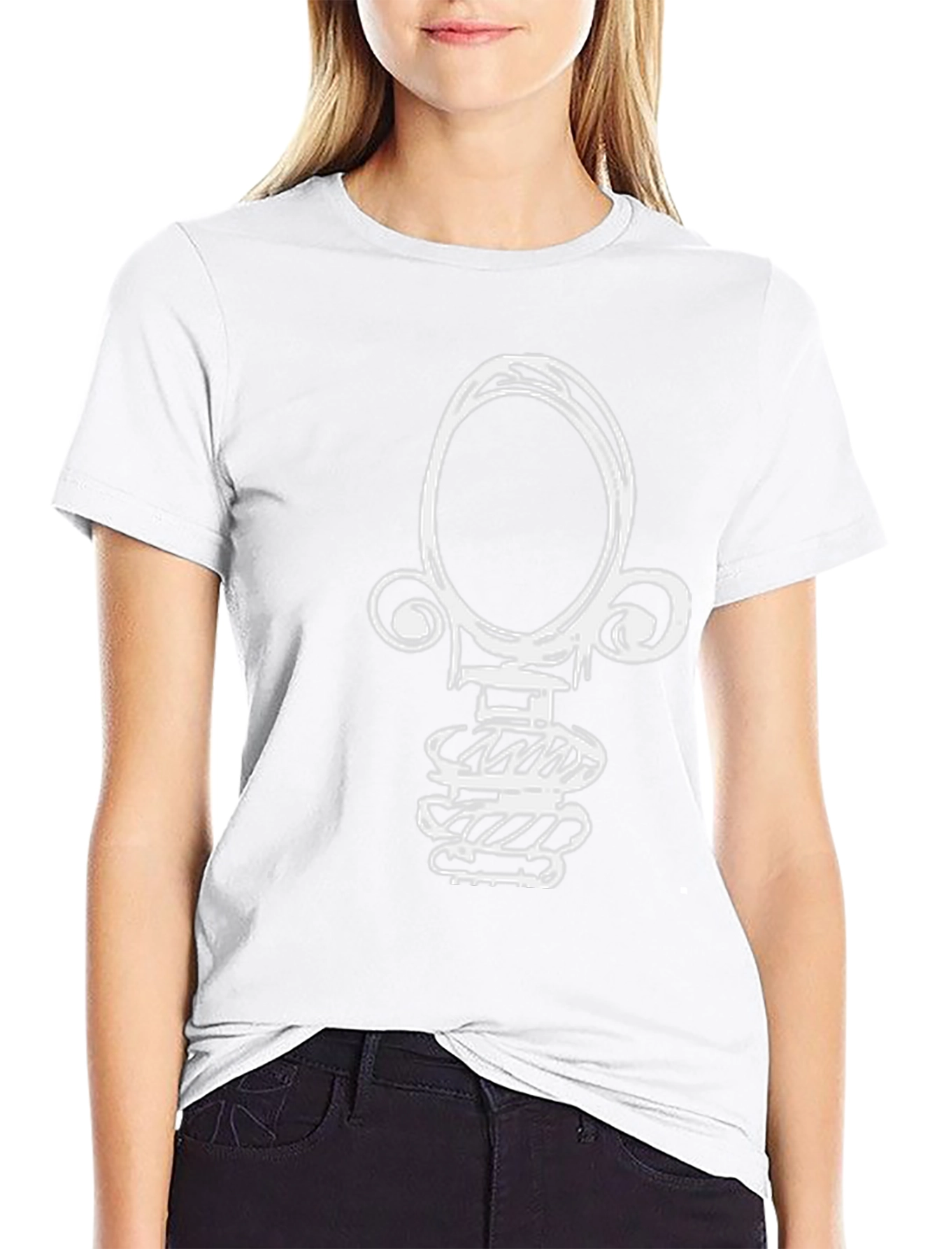 Abstract Graphic T-Shirt - Modern Black Tee