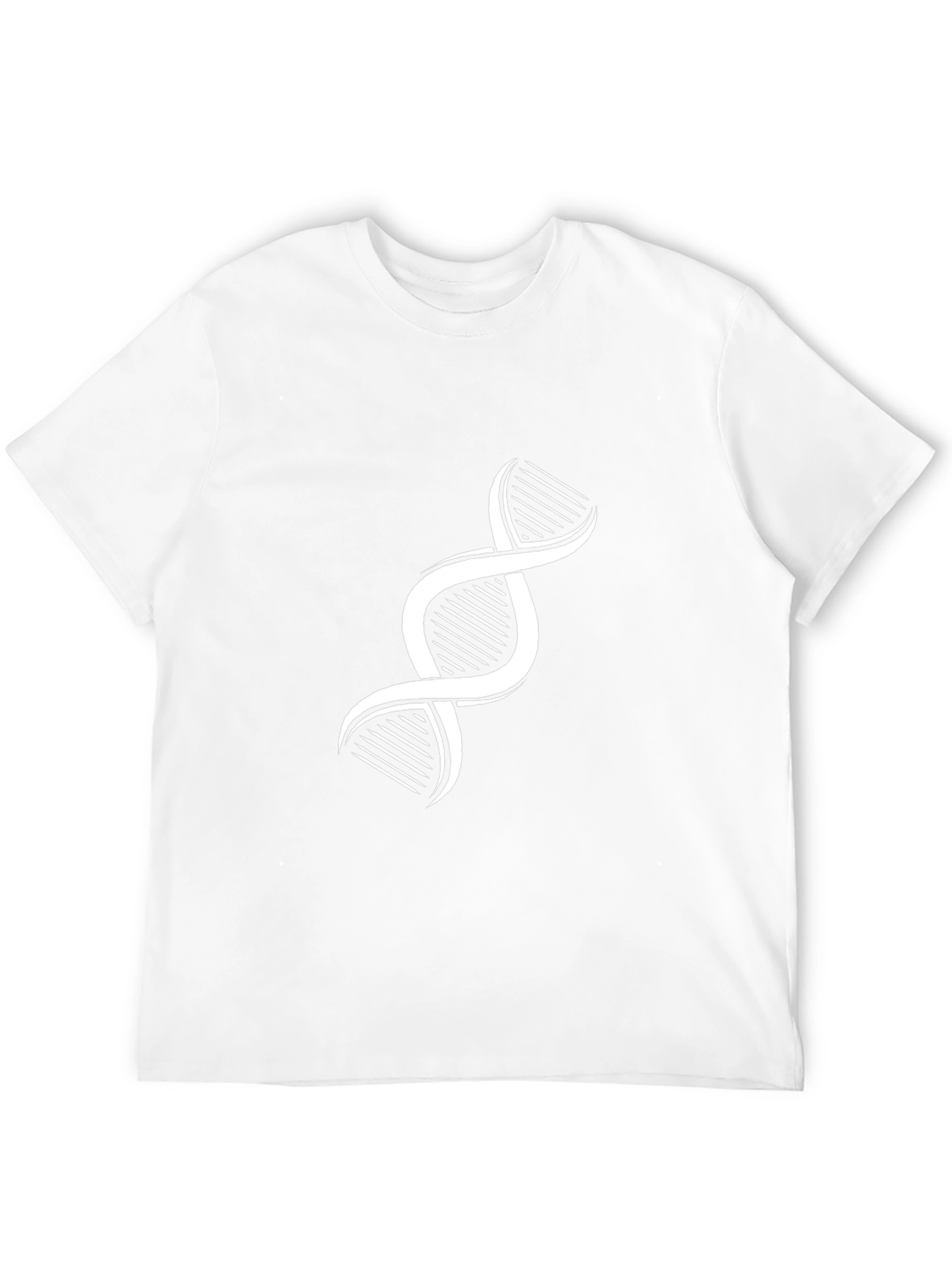 DNA Graphic Print Black T-Shirt
