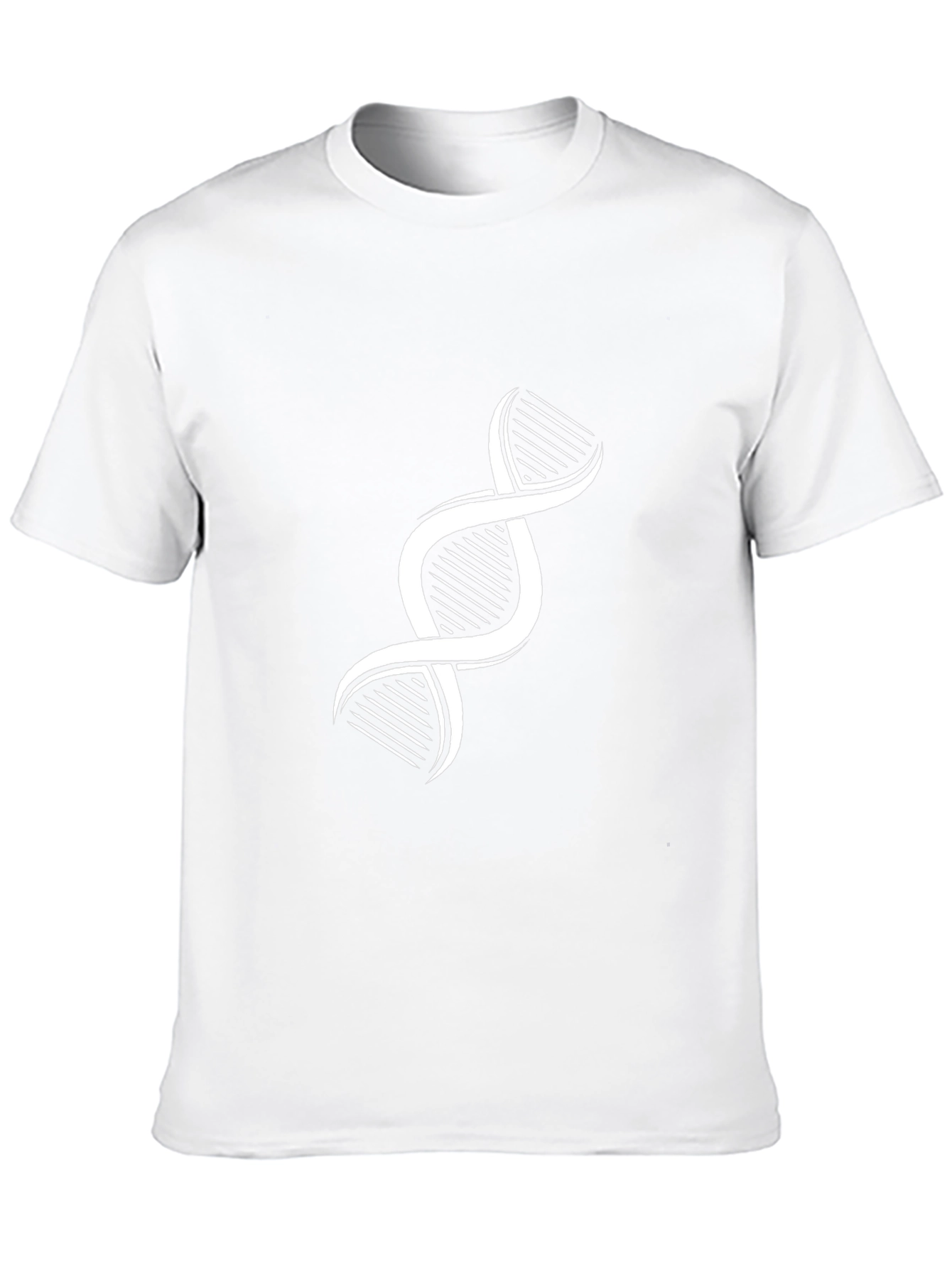 DNA Graphic Print Black T-Shirt