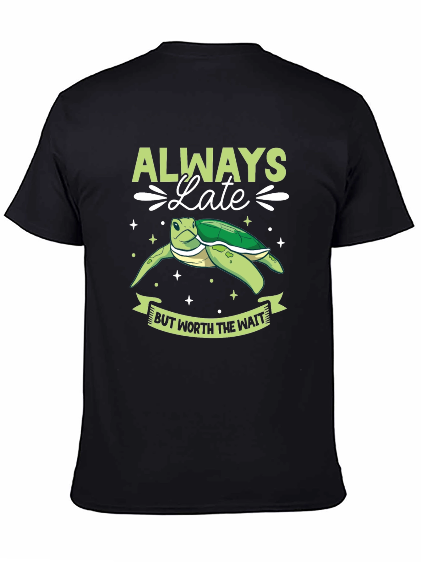 Always Late Turtle Graphic Tee