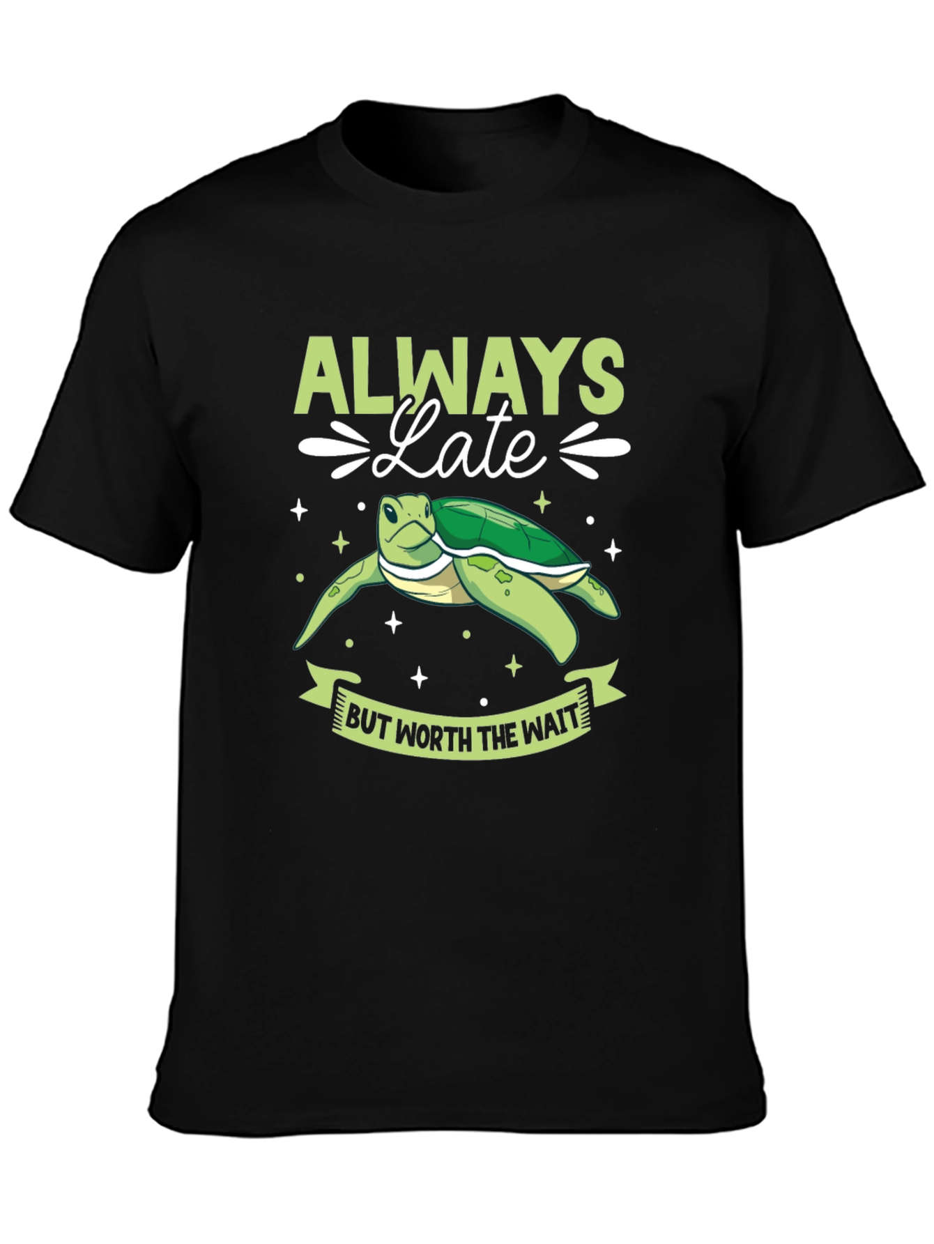 Always Late Turtle Graphic Tee