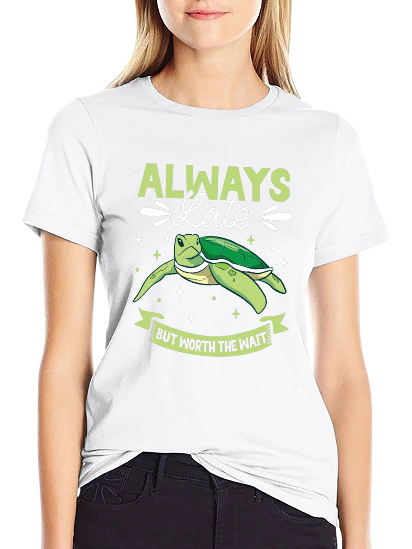 Always Late Turtle Graphic Tee