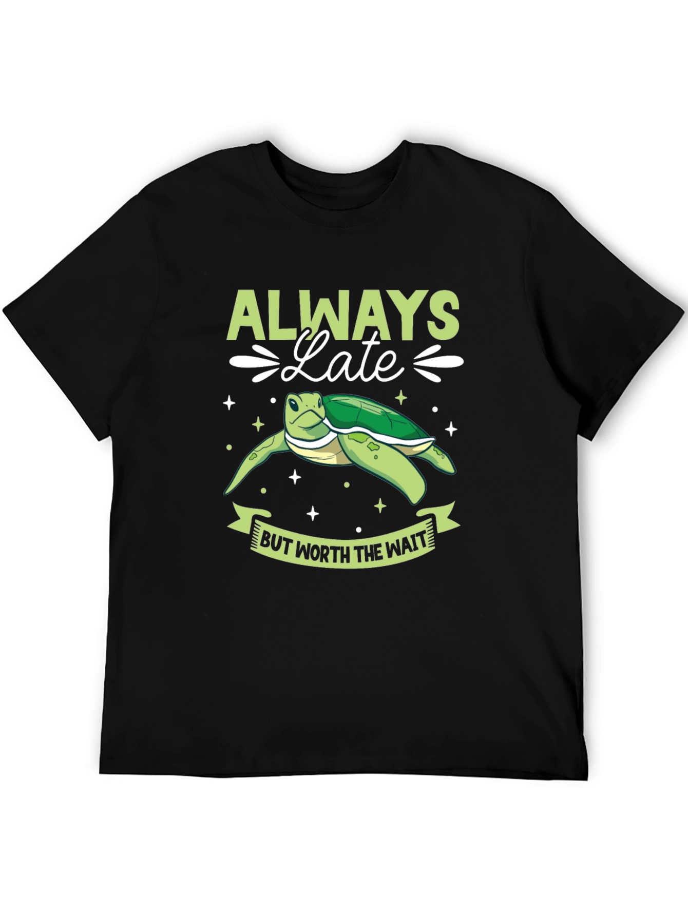 Always Late Turtle Graphic Tee