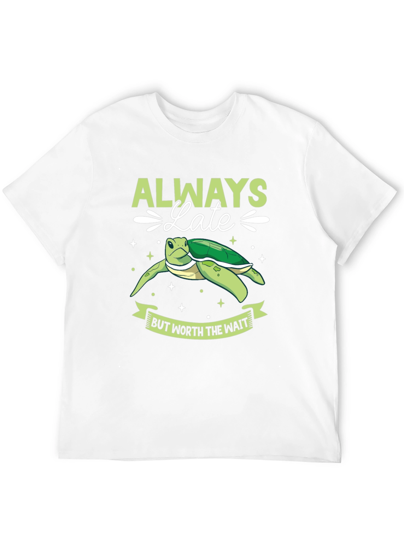Always Late Turtle Graphic Tee